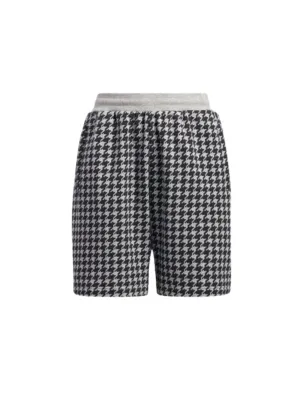 Men's Plaid Short,Grey/Black