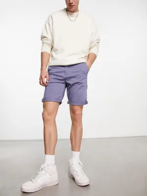 Men's Plain Solid Short,Light Blue