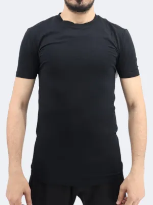 Men's Plain T-Shirt,Black