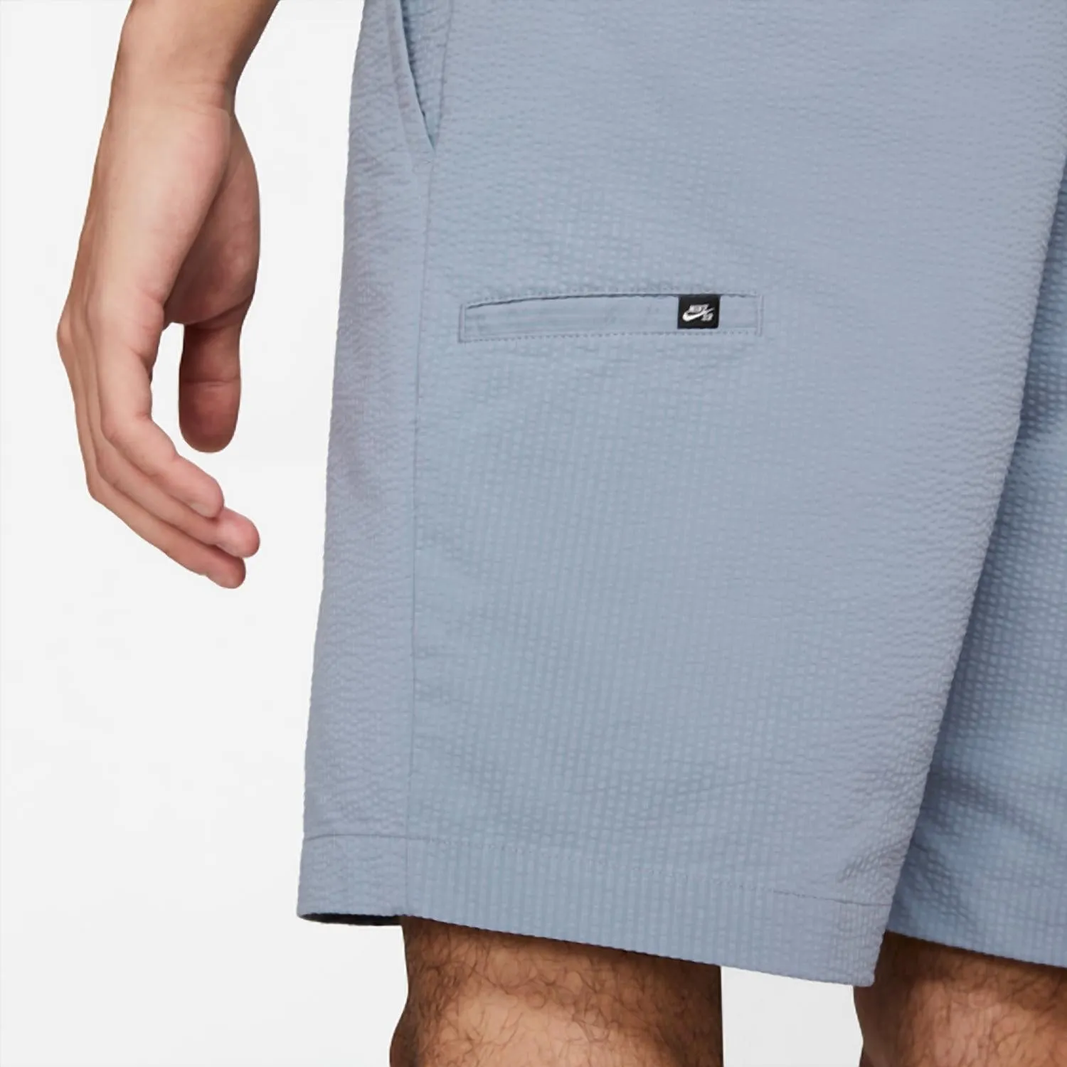 Men's Sb Seersucker Shorts In Ashen Slate