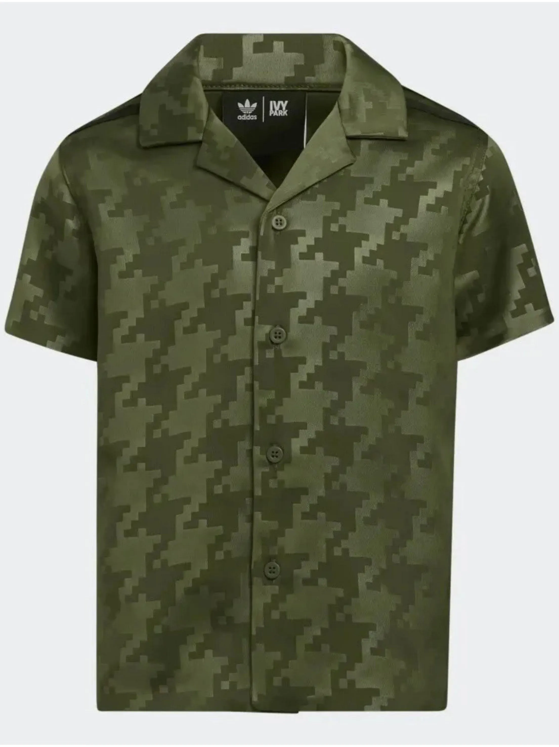 Men's Shoulder Striped Printed Dress Shirt,Olive