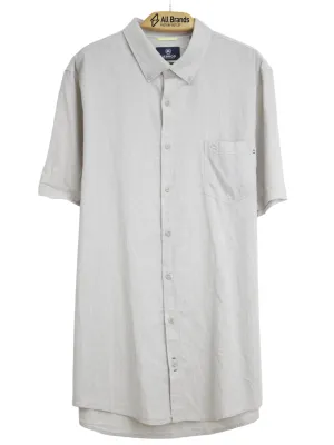 Men's Side Pocket Chemise,Off White