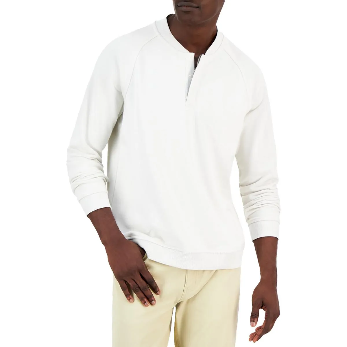 Mens Solid Cotton Sweatshirt