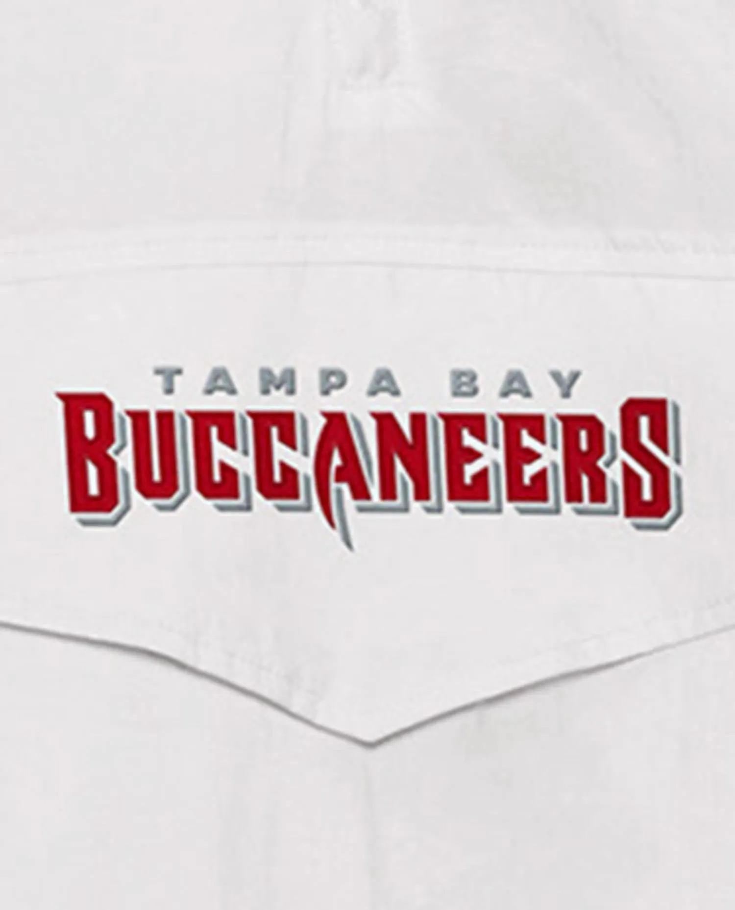 Men's Tampa Bay Buccaneers The Breakaway Nylon Half-Zip Jacket In White