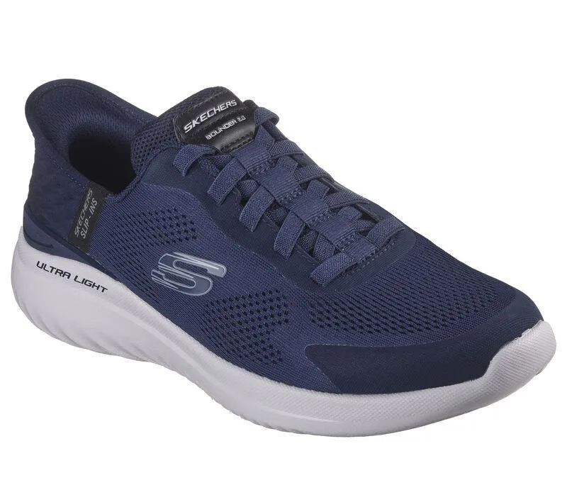 Men's Wide Fit Skechers 232459 Slip-ins Bounder 2.0 Emerged Trainers