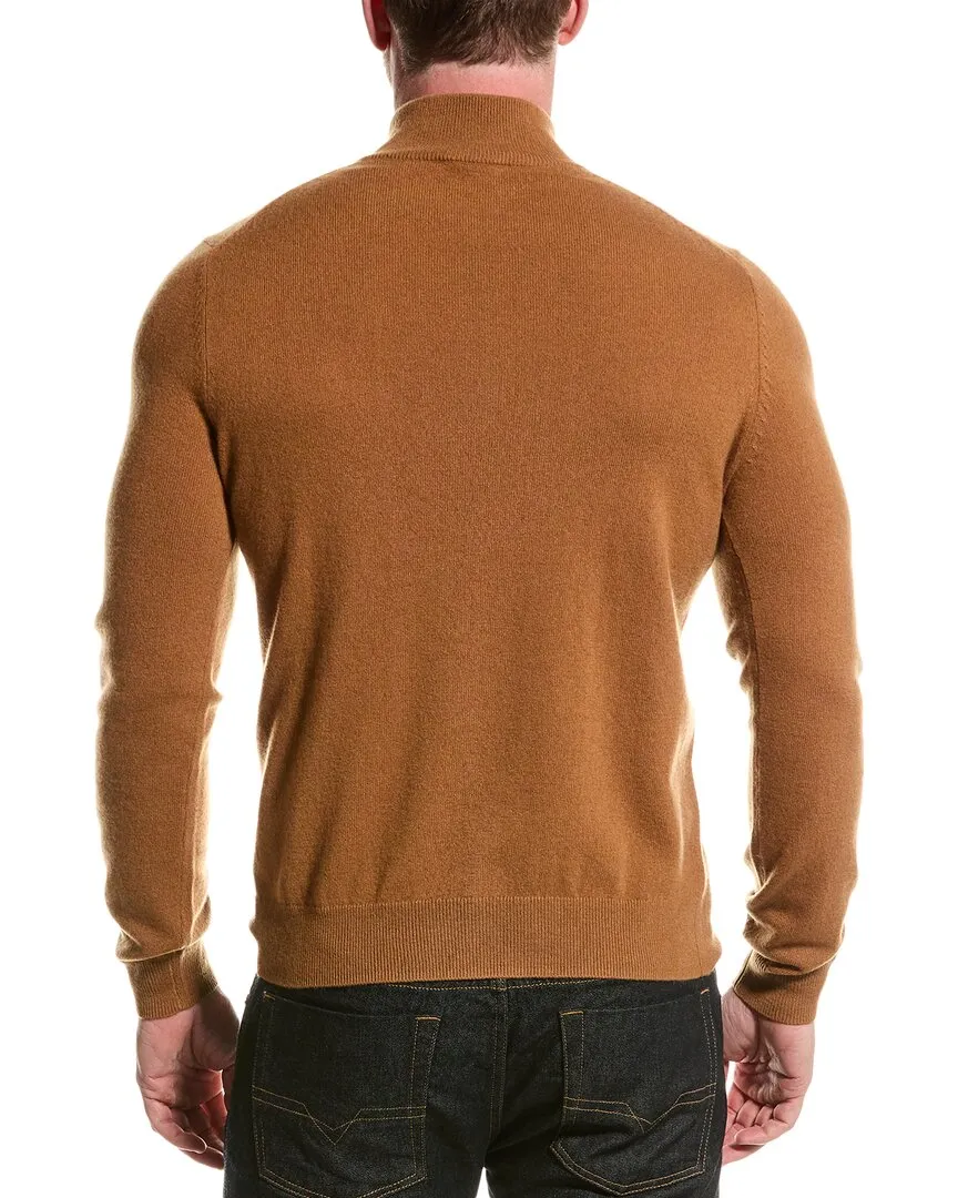 Mette Cashmere 1/4-Zip Mock Sweater