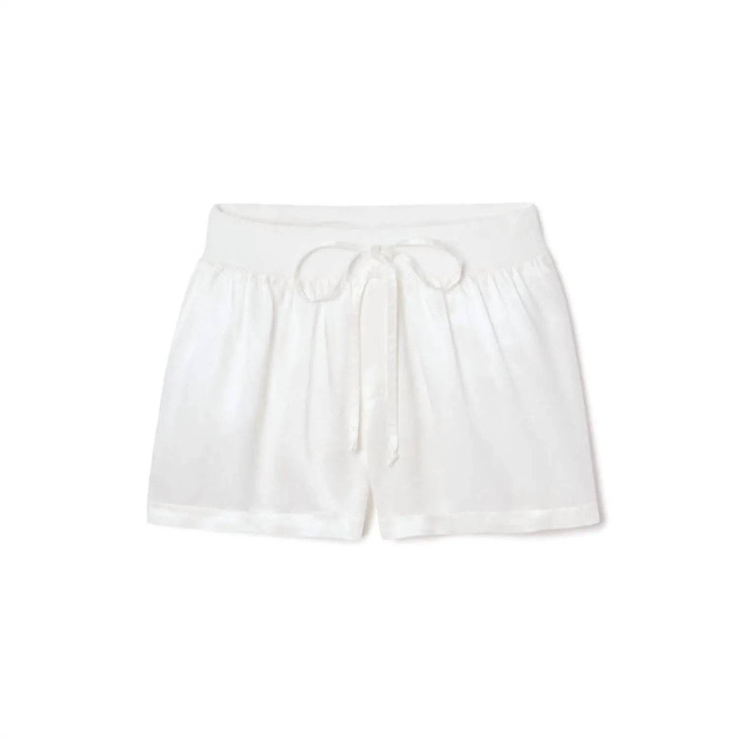 Mikel Satin Boxers In Pearl