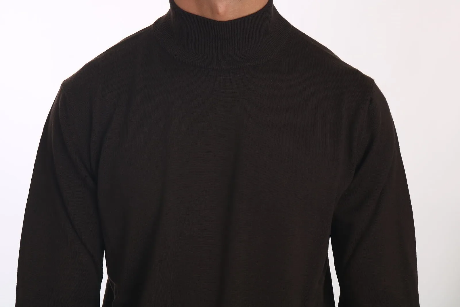 MILA SCHÖN  Turtle Neck Pullover Wool Men's Sweater
