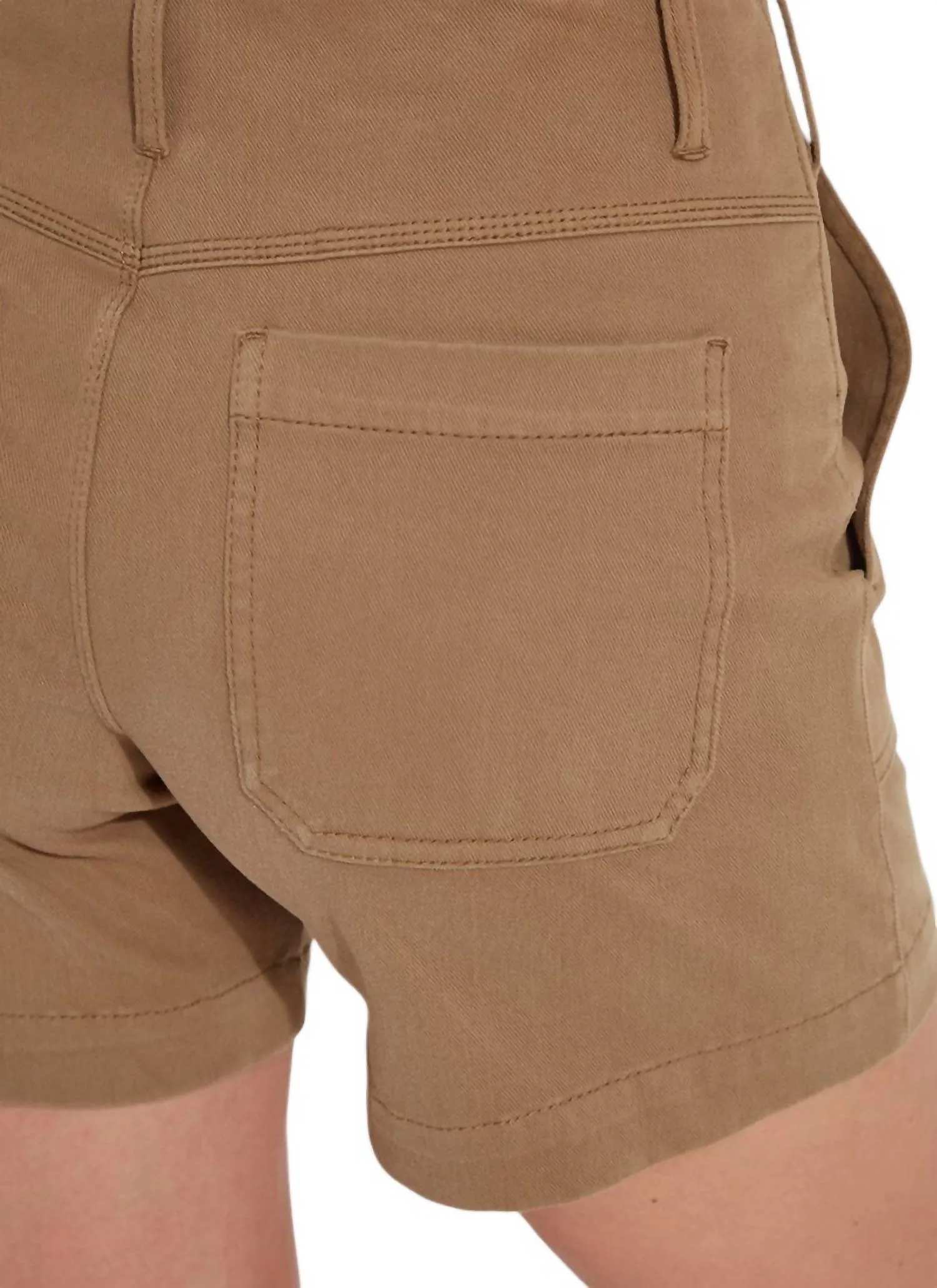 Monroe Denim Short In Olive Leaf