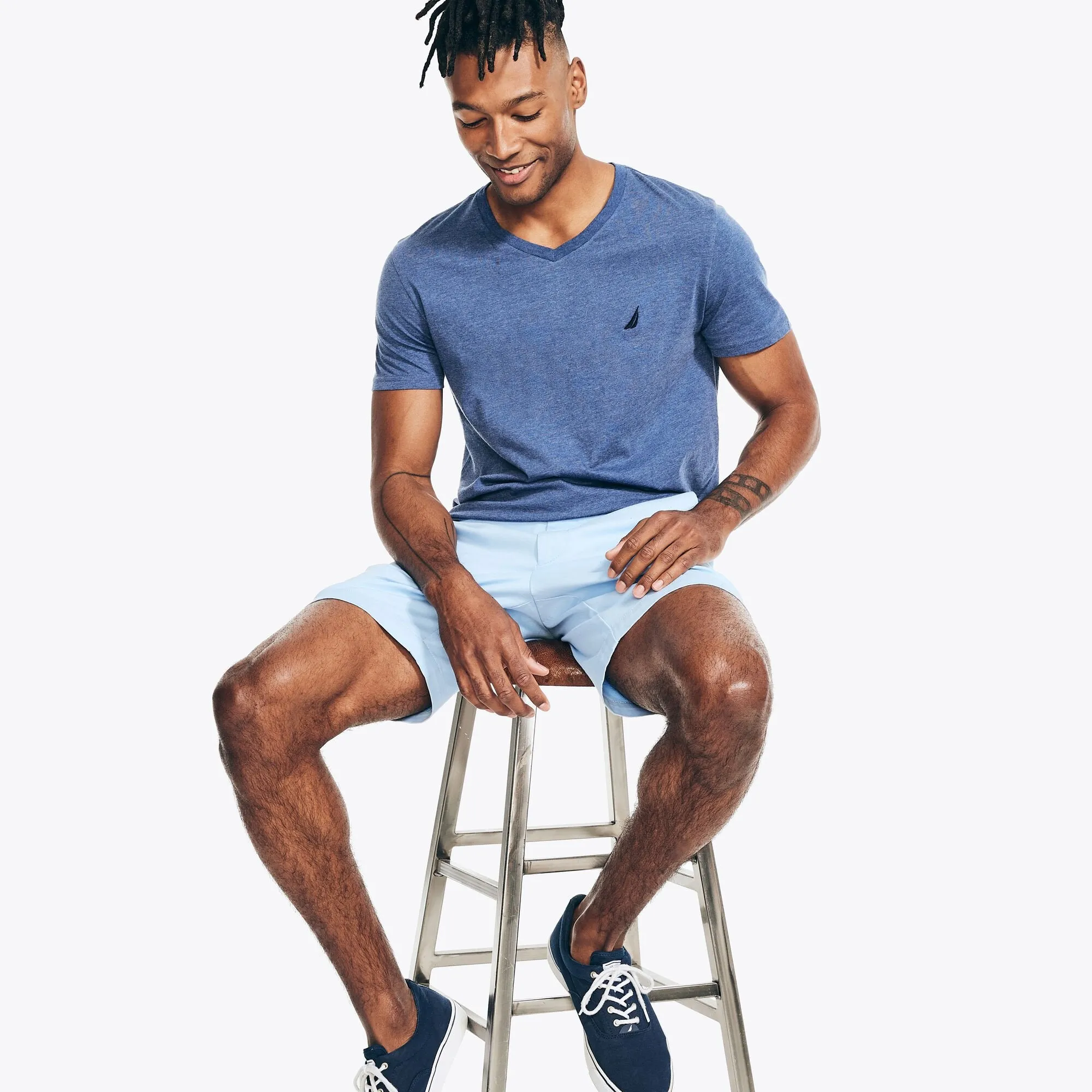 Nautica Heather V-Neck T-Shirt