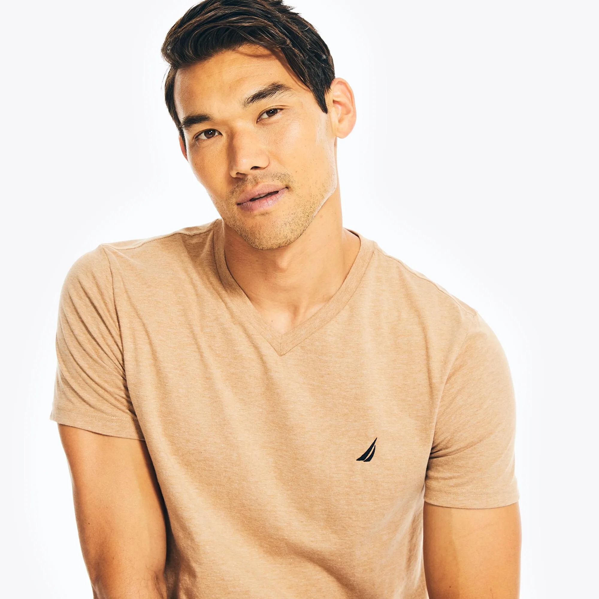 Nautica Heather V-Neck T-Shirt