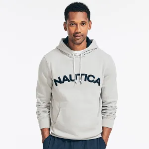 Nautica Mens Logo Pullover Hoodie