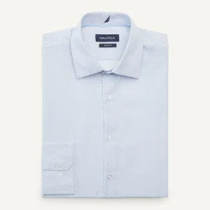 Nautica Mens Slim Fit Wrinkle-Resistant Dress Shirt