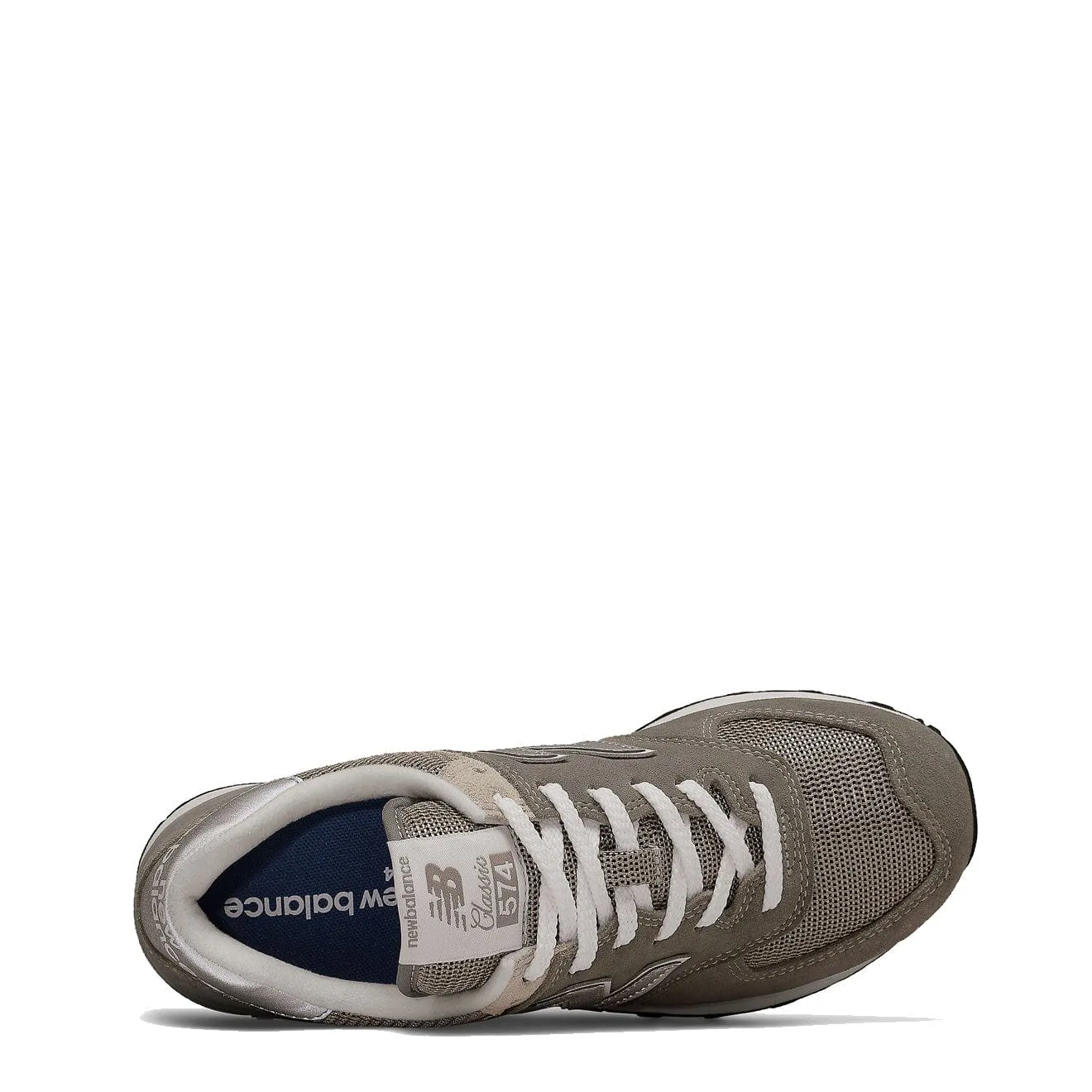 New Balance Womens 574 Trainers Grey / White Shoes New Balance