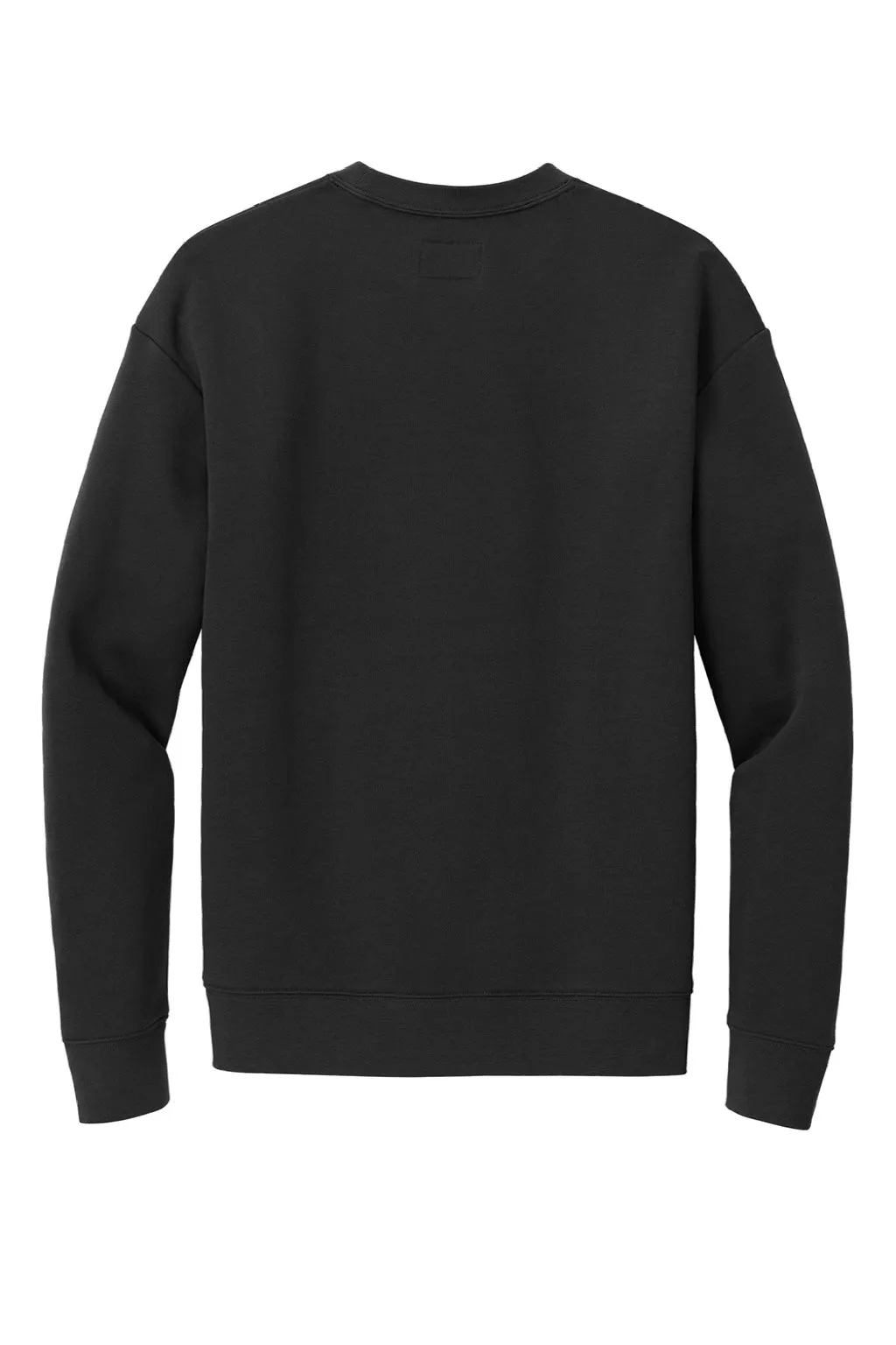 New Era Mens Heritage Fleece Crewneck Sweatshirt w/ Pocket - Black