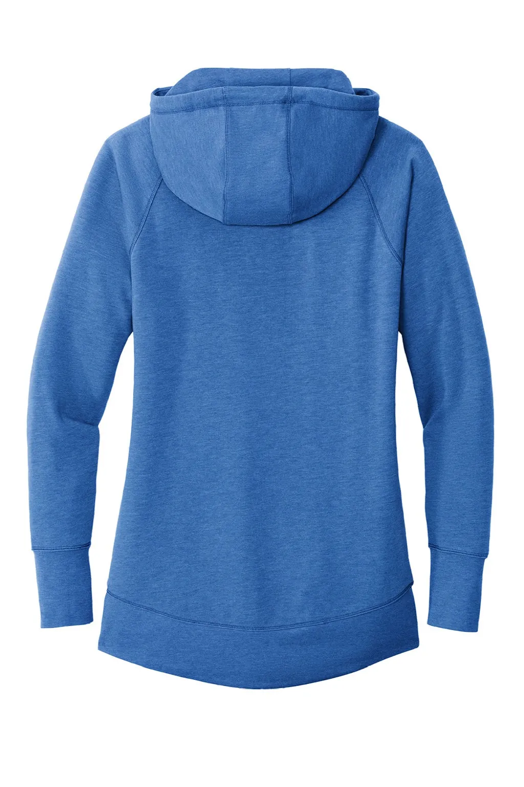 New Era Womens Fleece Hooded Sweatshirt Hoodie w/ Pouch Pocket - Heather Royal Blue