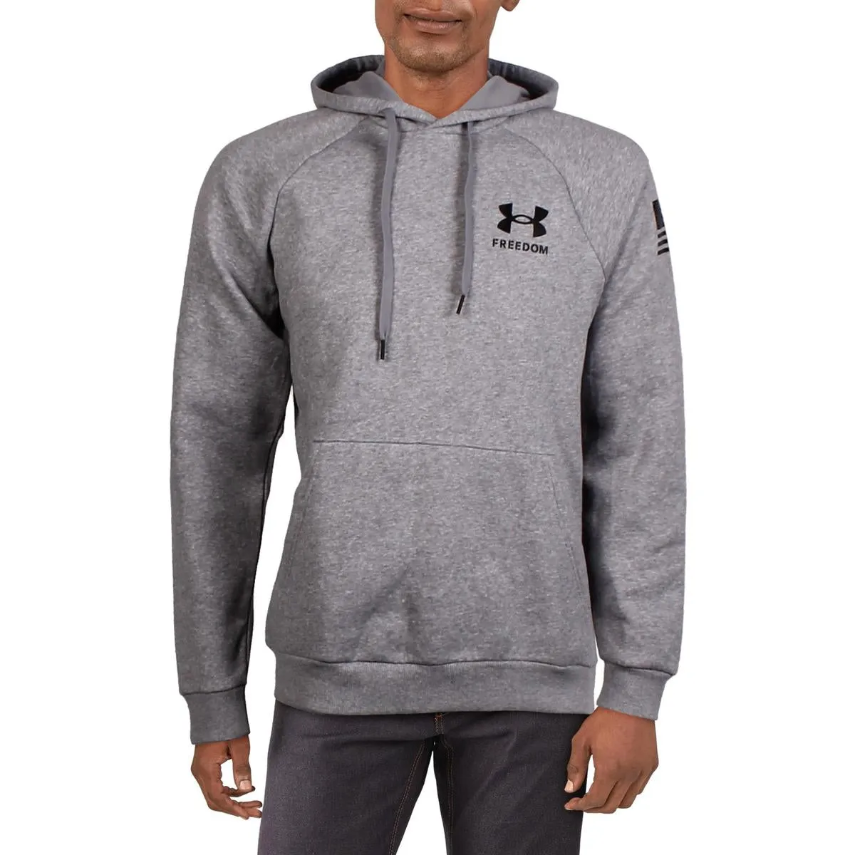 New Freedom Flag Mens Graphic Pullover Hoodie