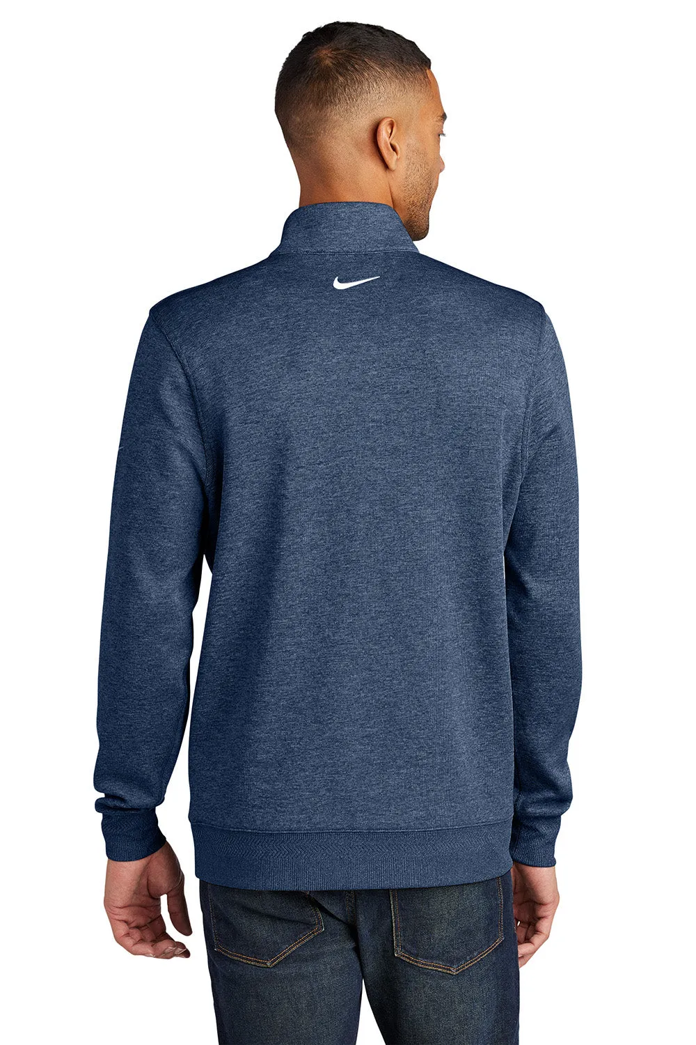 Nike Mens Dri-Fit 1/4 Zip Sweatshirt - Navy Blue