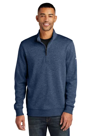 Nike Mens Dri-Fit 1/4 Zip Sweatshirt - Navy Blue