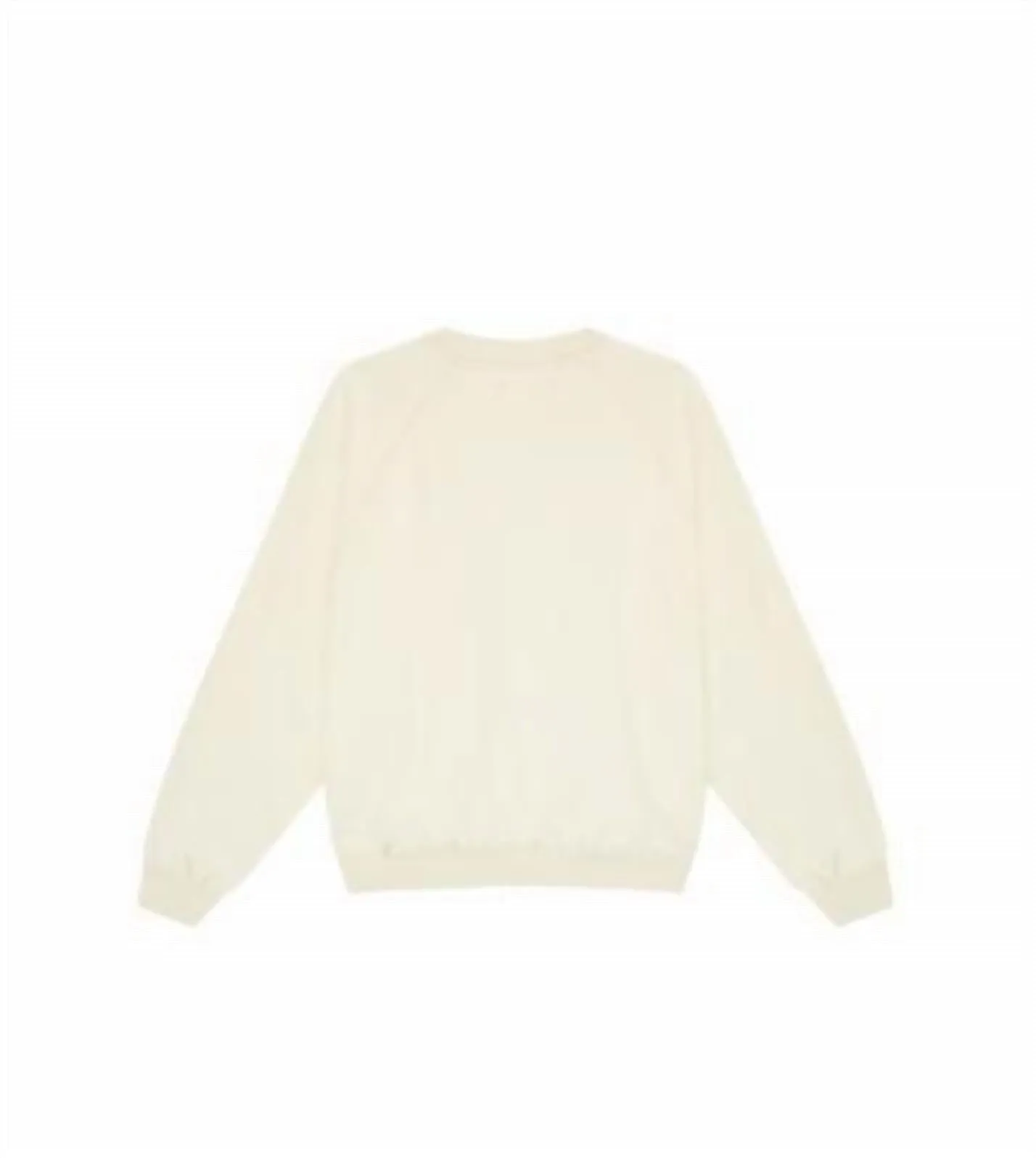 No Apologies Sweatshirt In Bone White