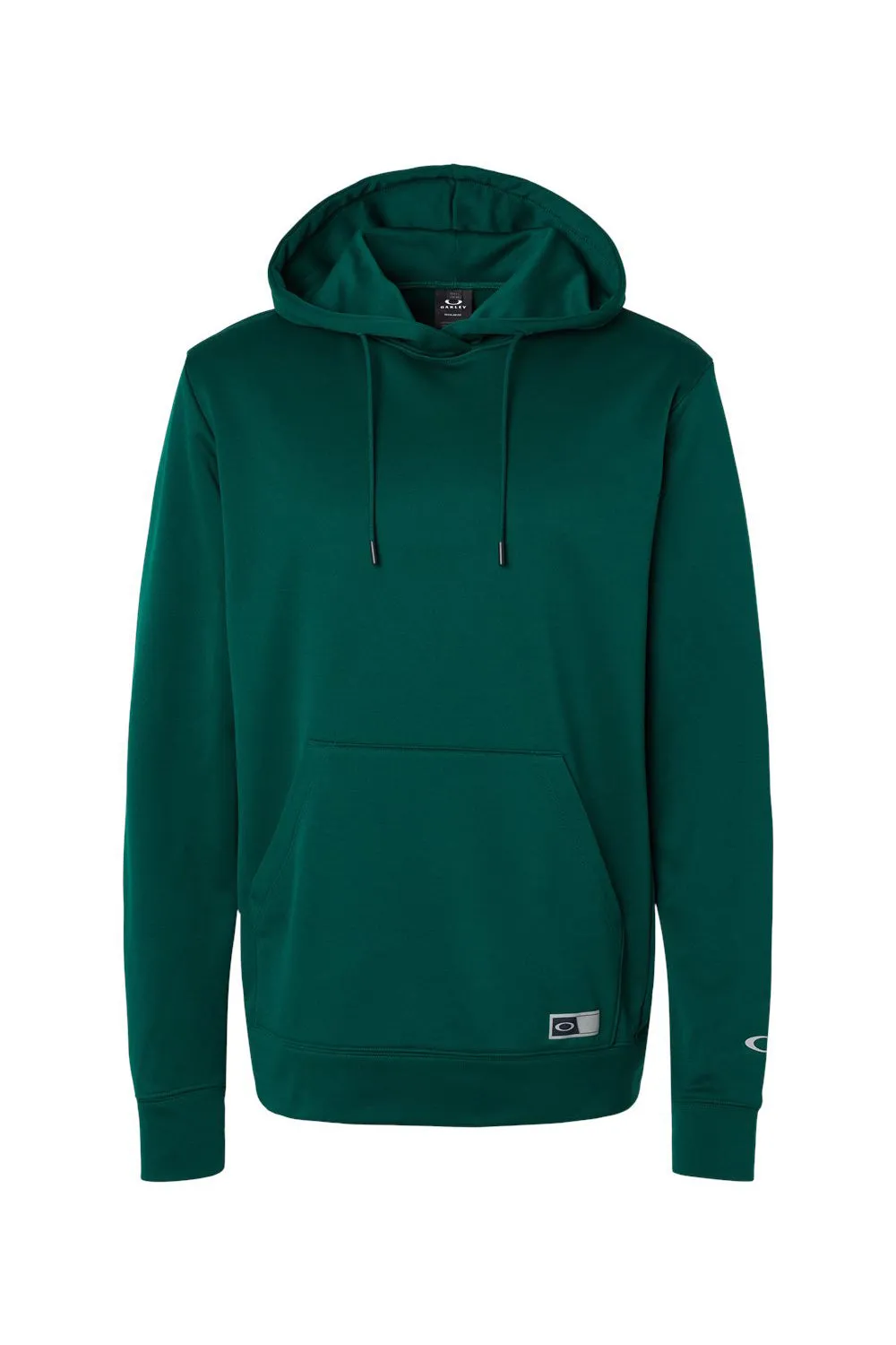Oakley Mens Team Issue Hydrolix Hooded Sweatshirt Hoodie w/ Pouch Pocket - Team Fir Green
