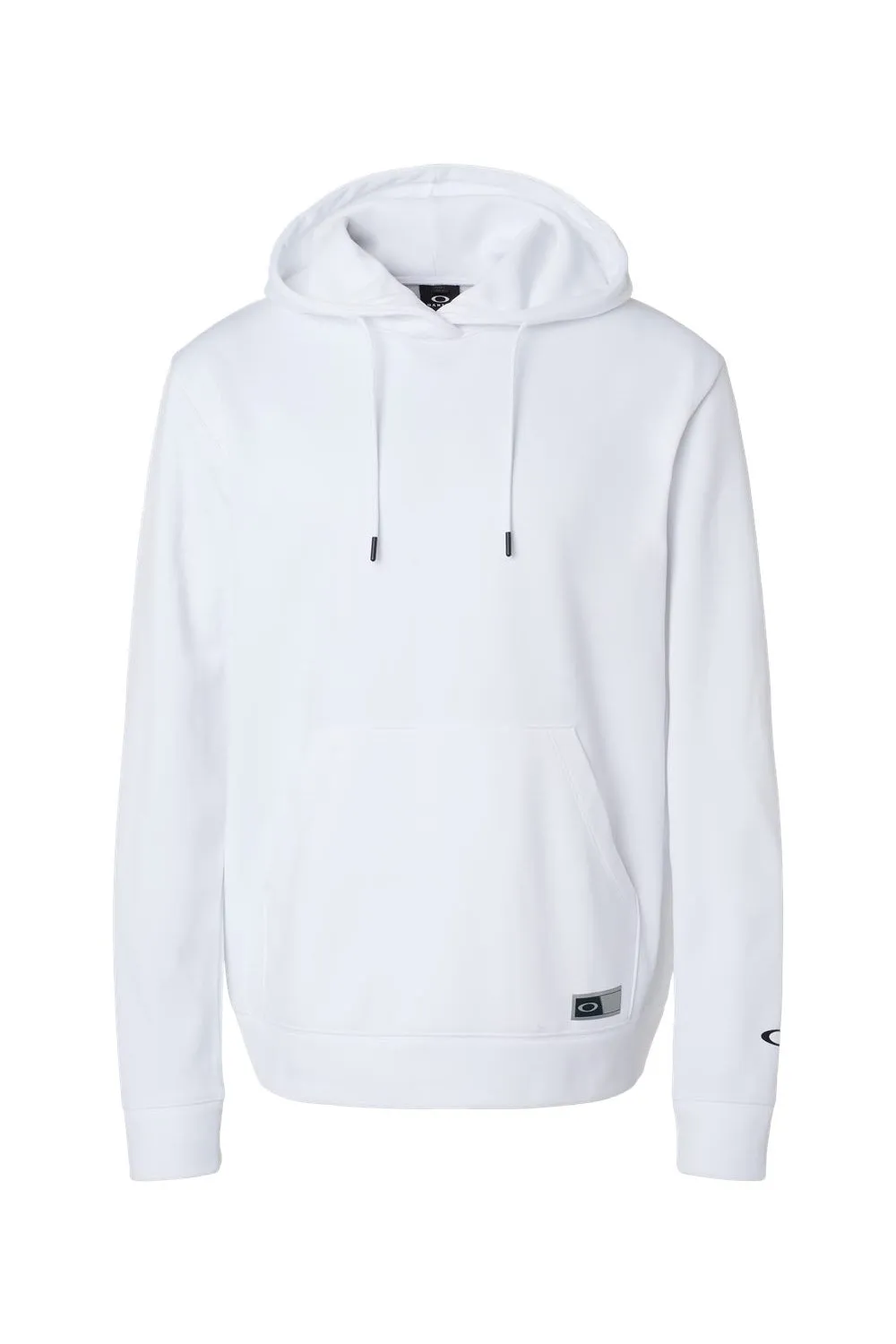 Oakley Mens Team Issue Hydrolix Hooded Sweatshirt Hoodie w/ Pouch Pocket - White