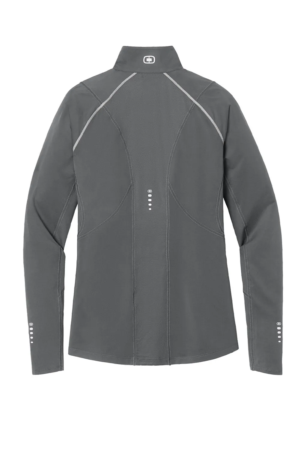 Ogio Womens Endurance Nexus Moisture Wicking 1/4 Zip Sweatshirt - Gear Grey