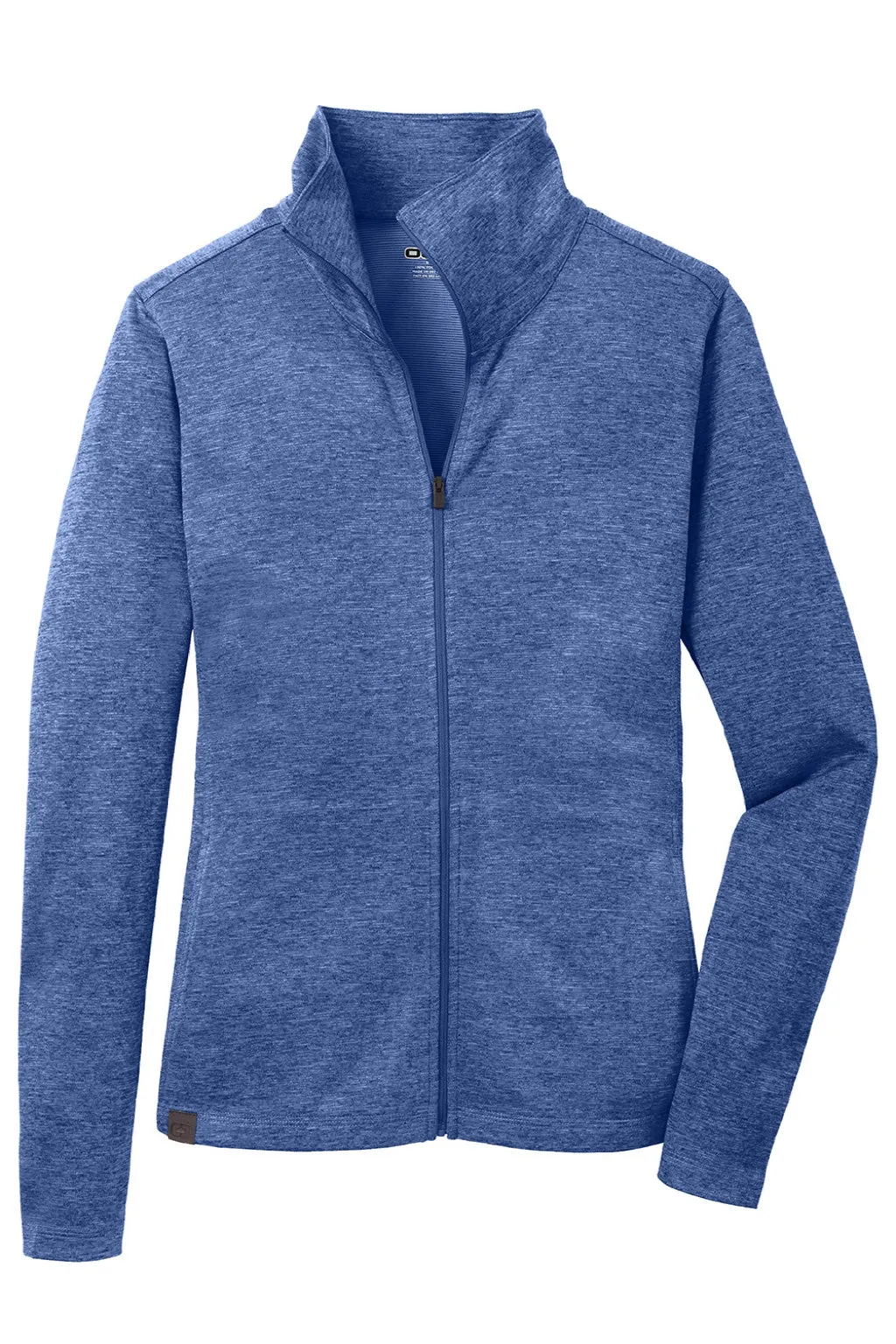 Ogio Womens Pixel Moisture Wicking Full Zip Sweatshirt - Optic Blue