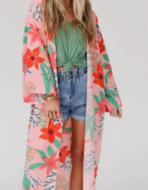 Paradise Kimono In Pink