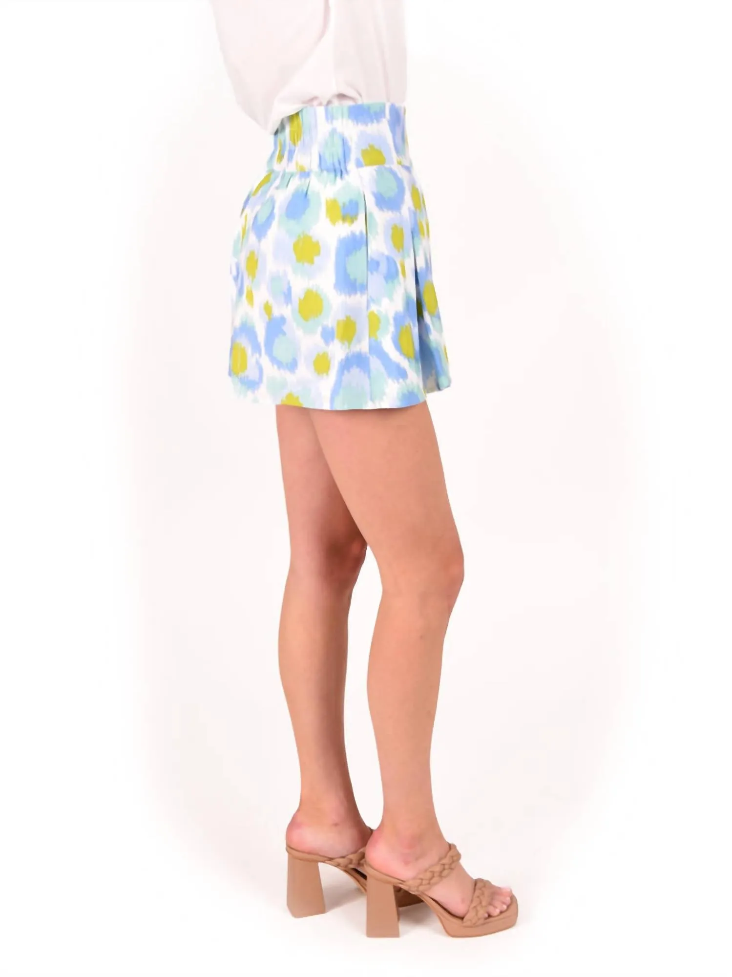 Party Short In Cheetah Ikat