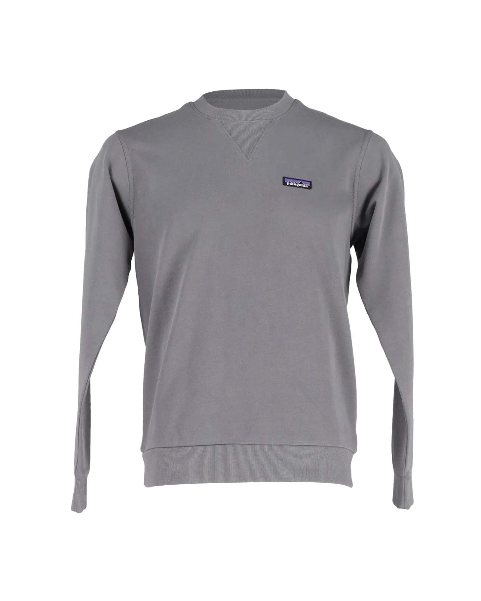 Patagonia Logo Sweatshirt in Grey Cotton