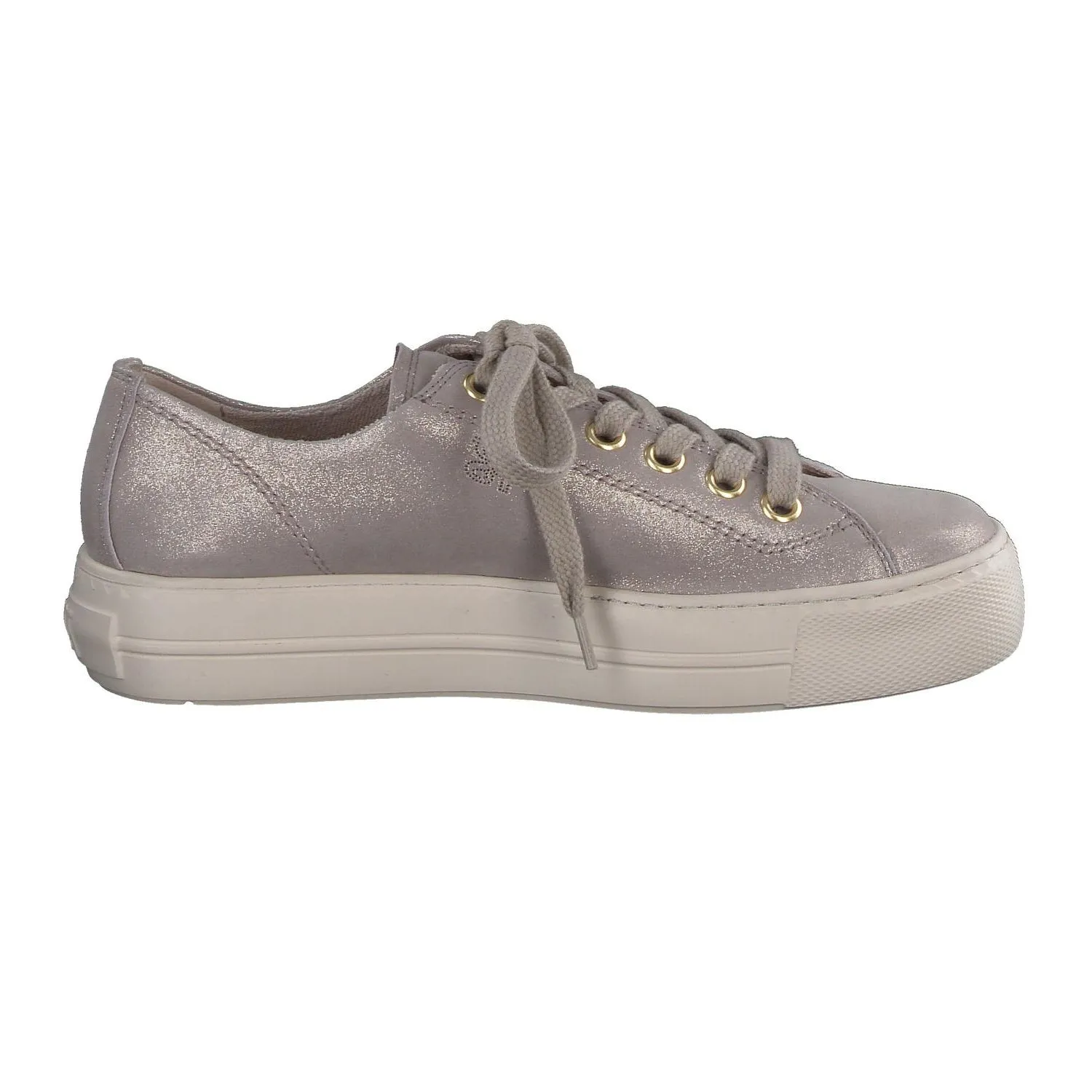 Paul Green Metallic Laced Trainers