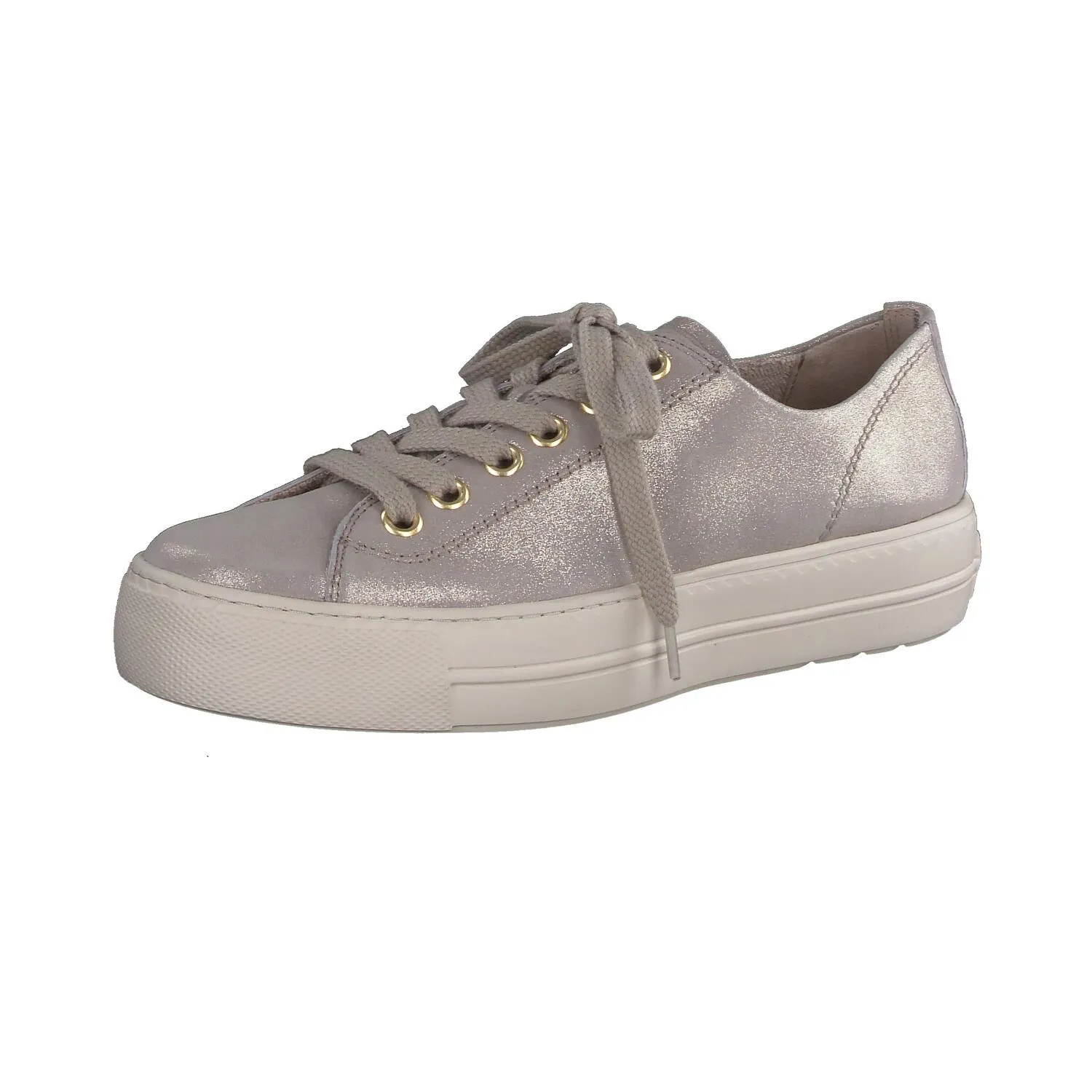 Paul Green Metallic Laced Trainers