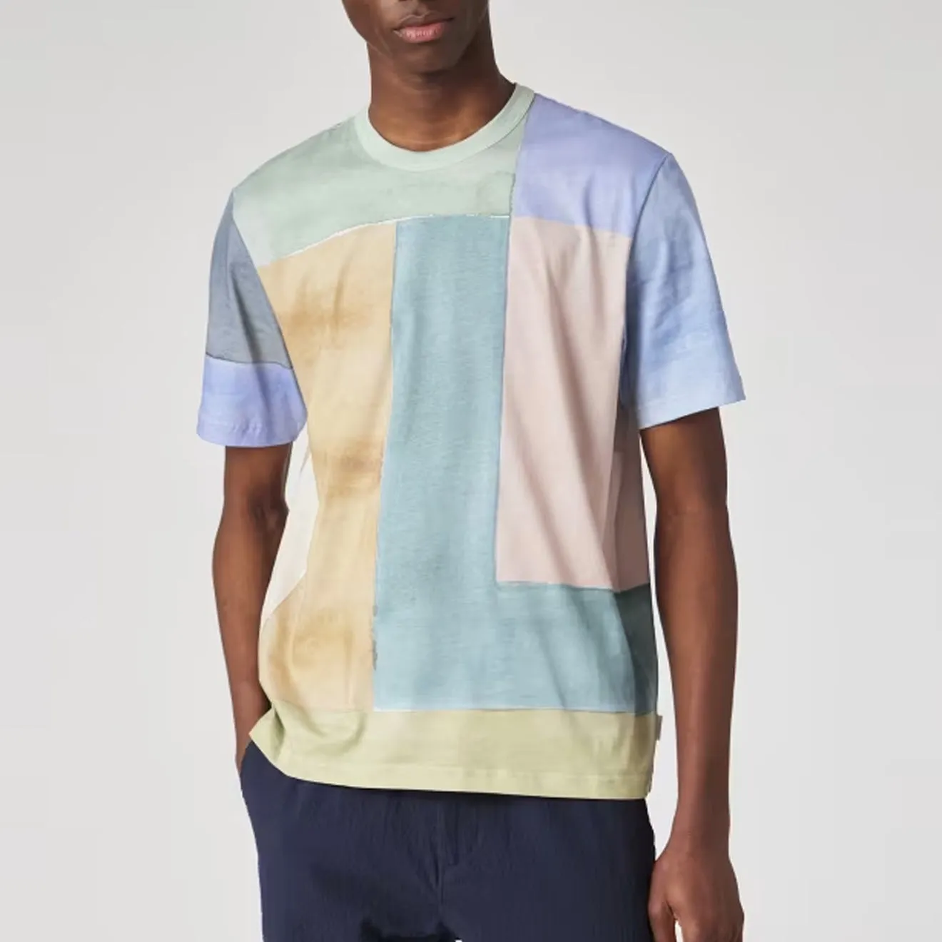 Paul Smith Colour Block T-Shirt Multicolour
