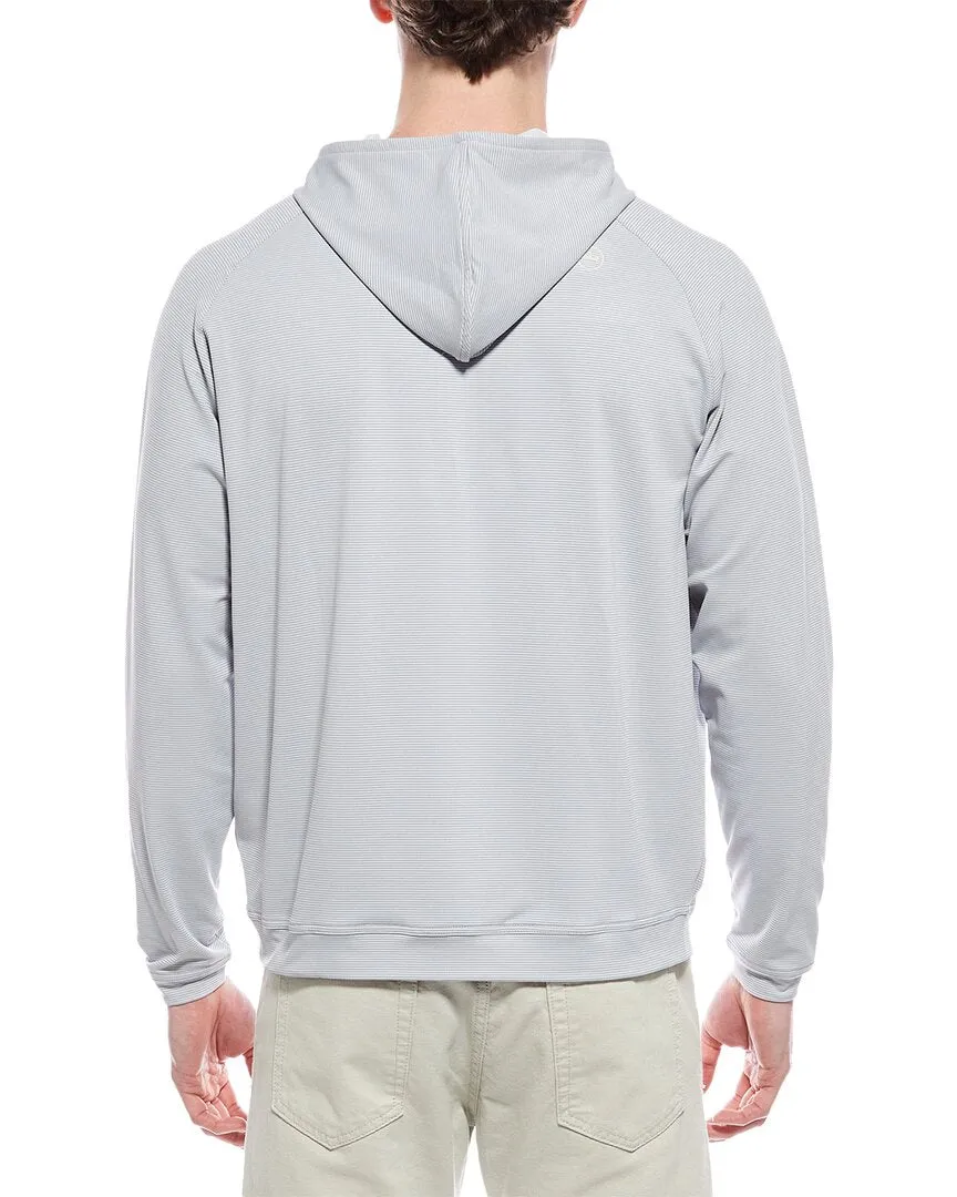 Peter Millar Pine Sugar Stripe Performance Hoodie