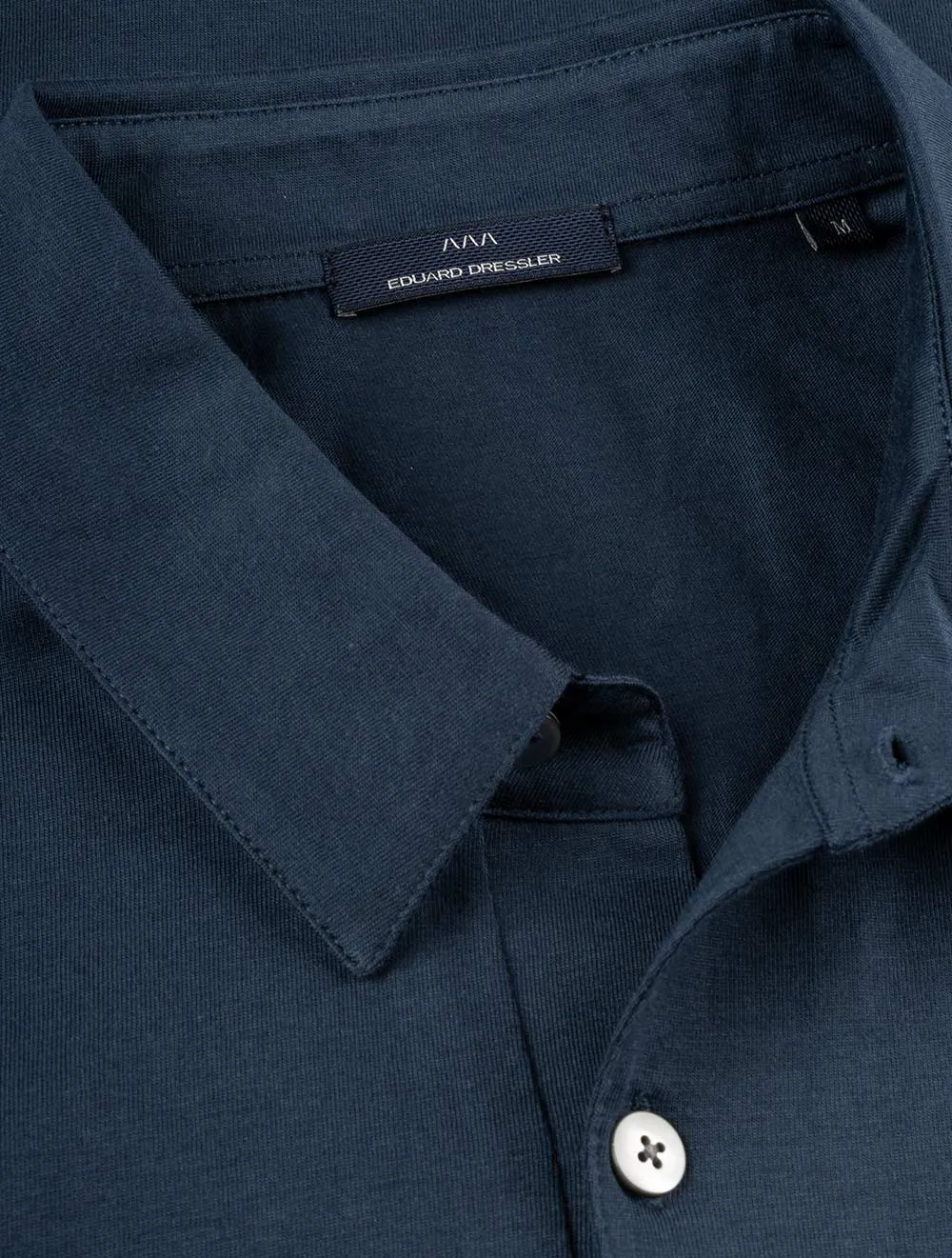 Pima Cotton Polo Shirt Navy