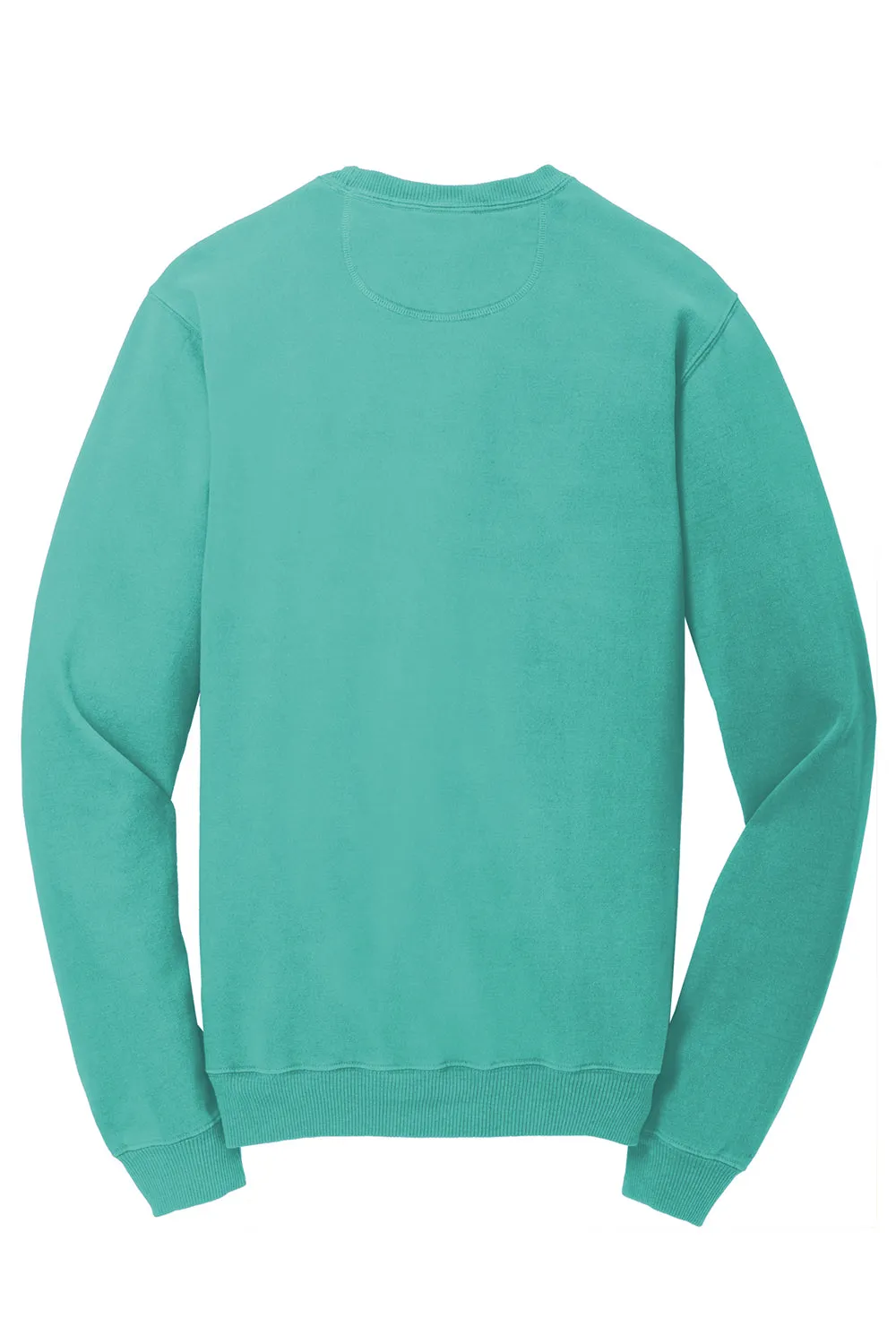 Port & Company Mens Beach Wash Fleece Crewneck Sweatshirt - Peacock Green