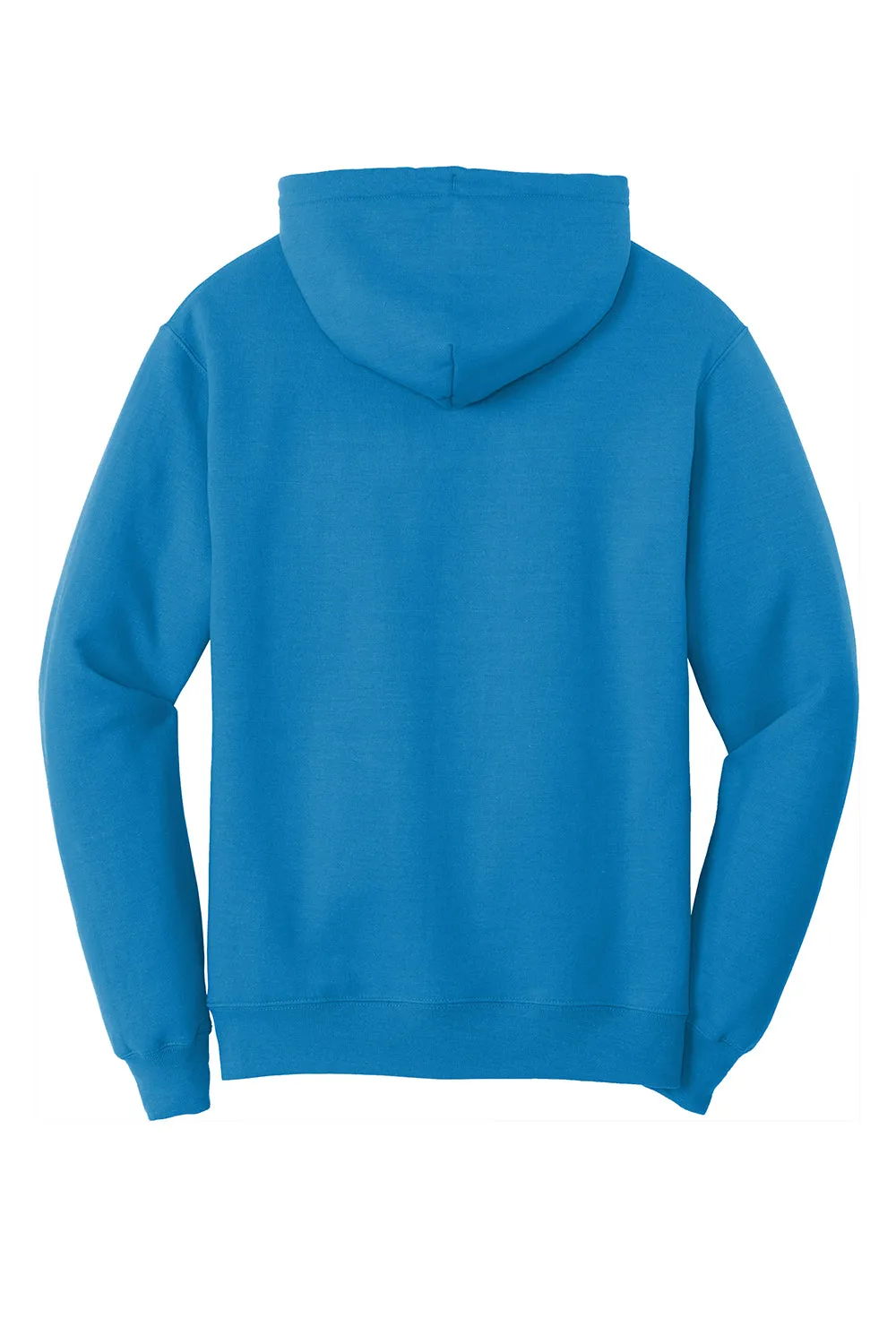 Port & Company Mens Core Pill Resistant Fleece Hooded Sweatshirt Hoodie w/ Pouch Pocket - Sapphire Blue