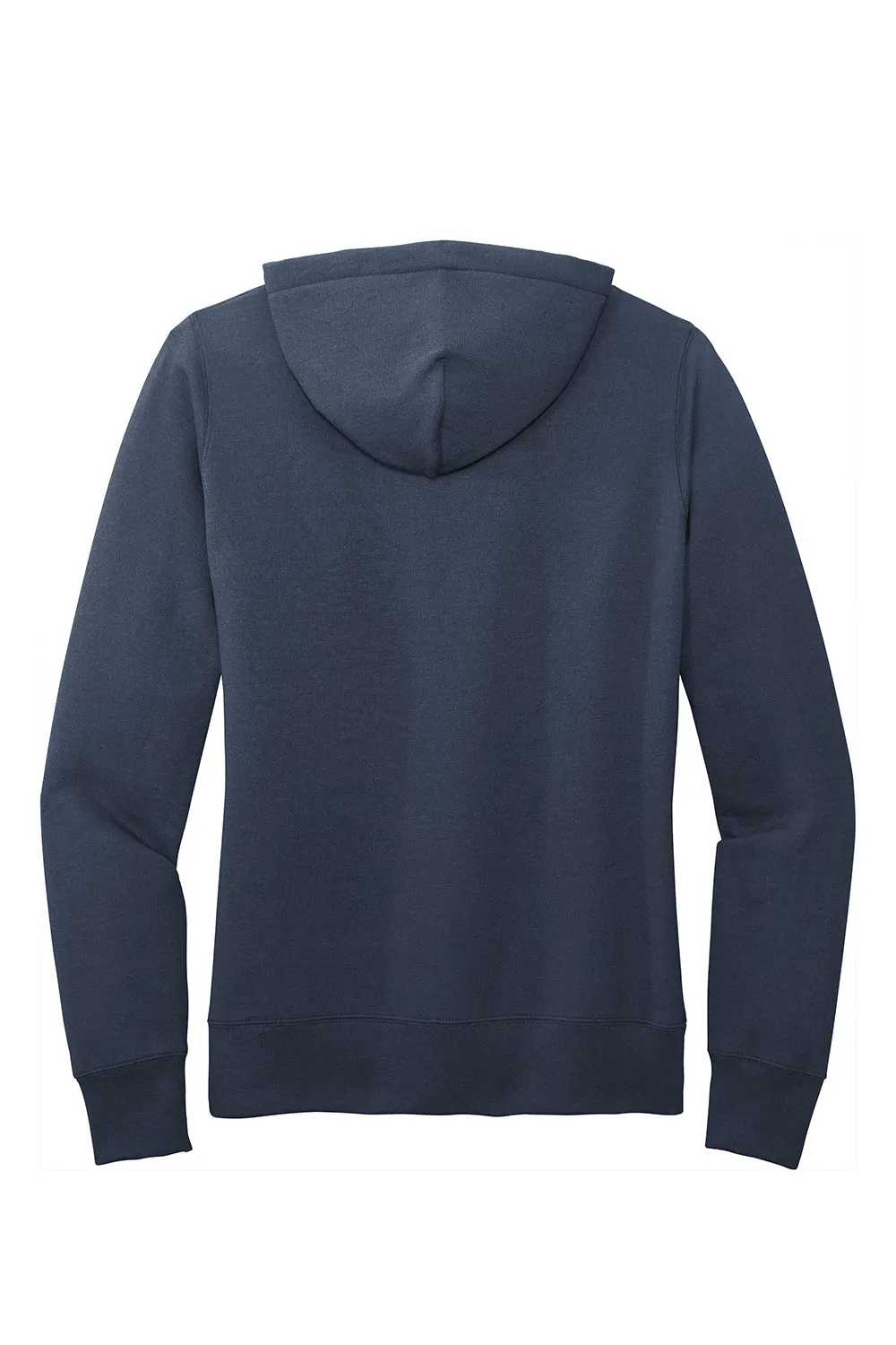 Port & Company Womens Core Fleece Hooded Sweatshirt Hoodie w/ Pouch Pocket - Navy Blue