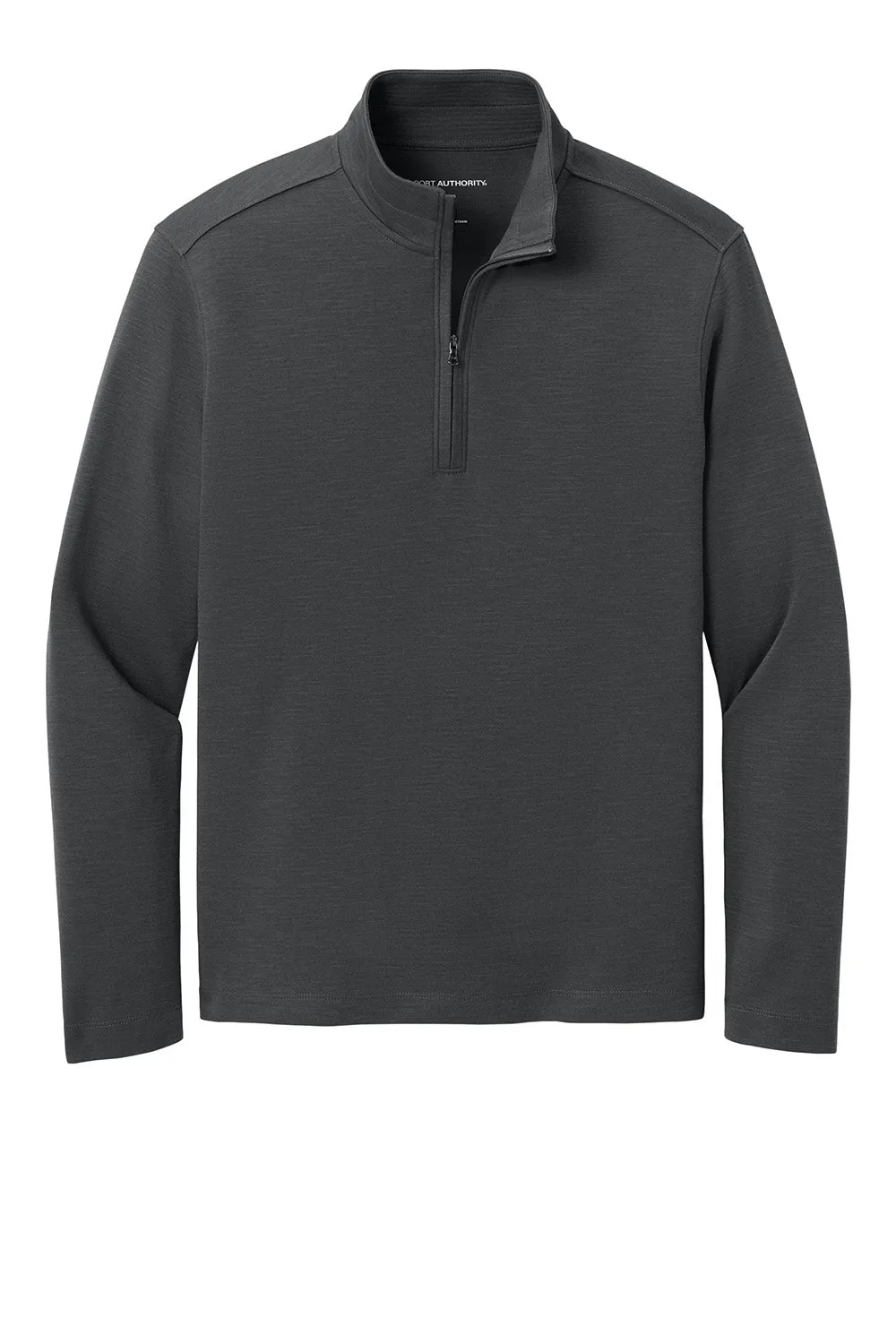 Port Authority Mens Breakwater 1/4 Zip Sweatshirt - Steel Grey