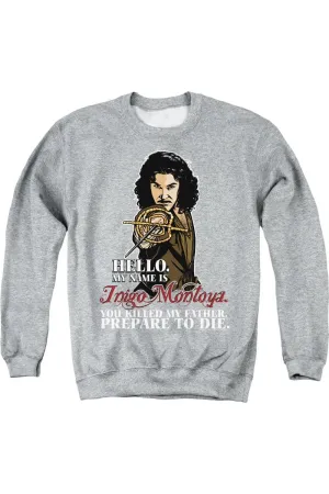 Princess Bride Hello Adult Crewneck Sweatshirt
