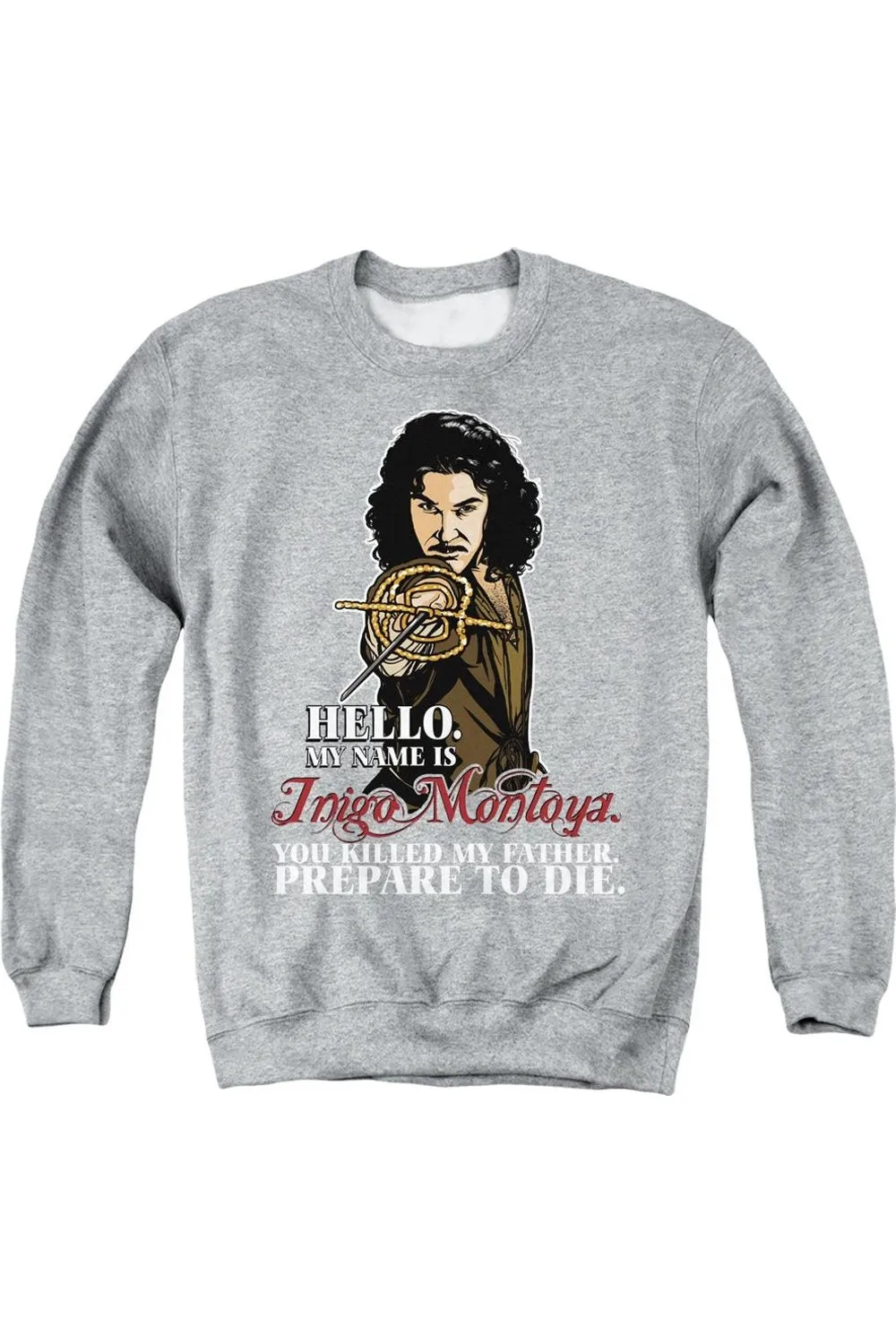 Princess Bride Hello Adult Crewneck Sweatshirt