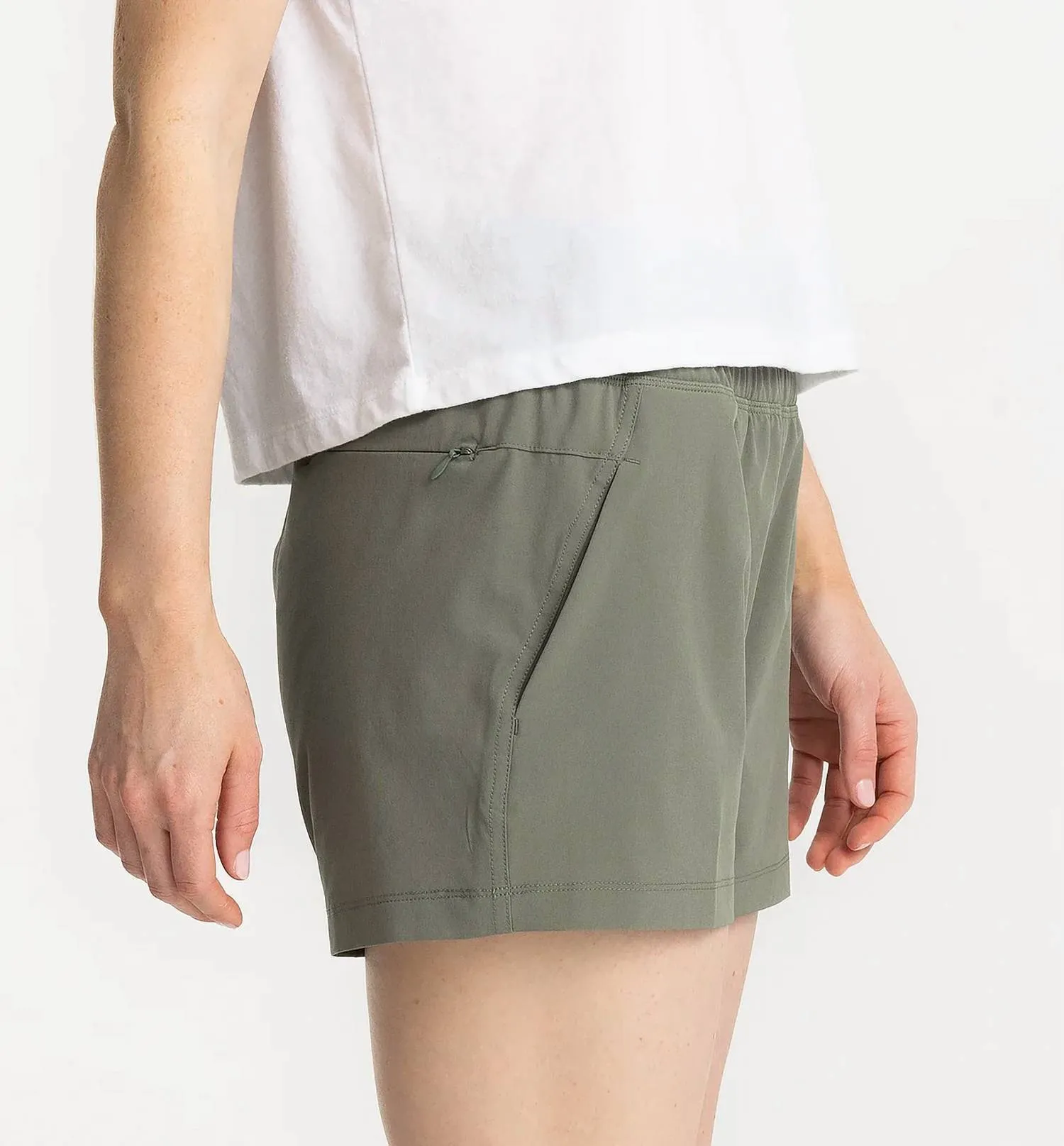 Pull-On Breeze Short In Agave Green