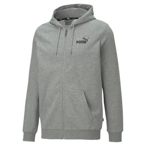 PUMA Men's Essentials Small Logo Full-Zip Hoodie Men
