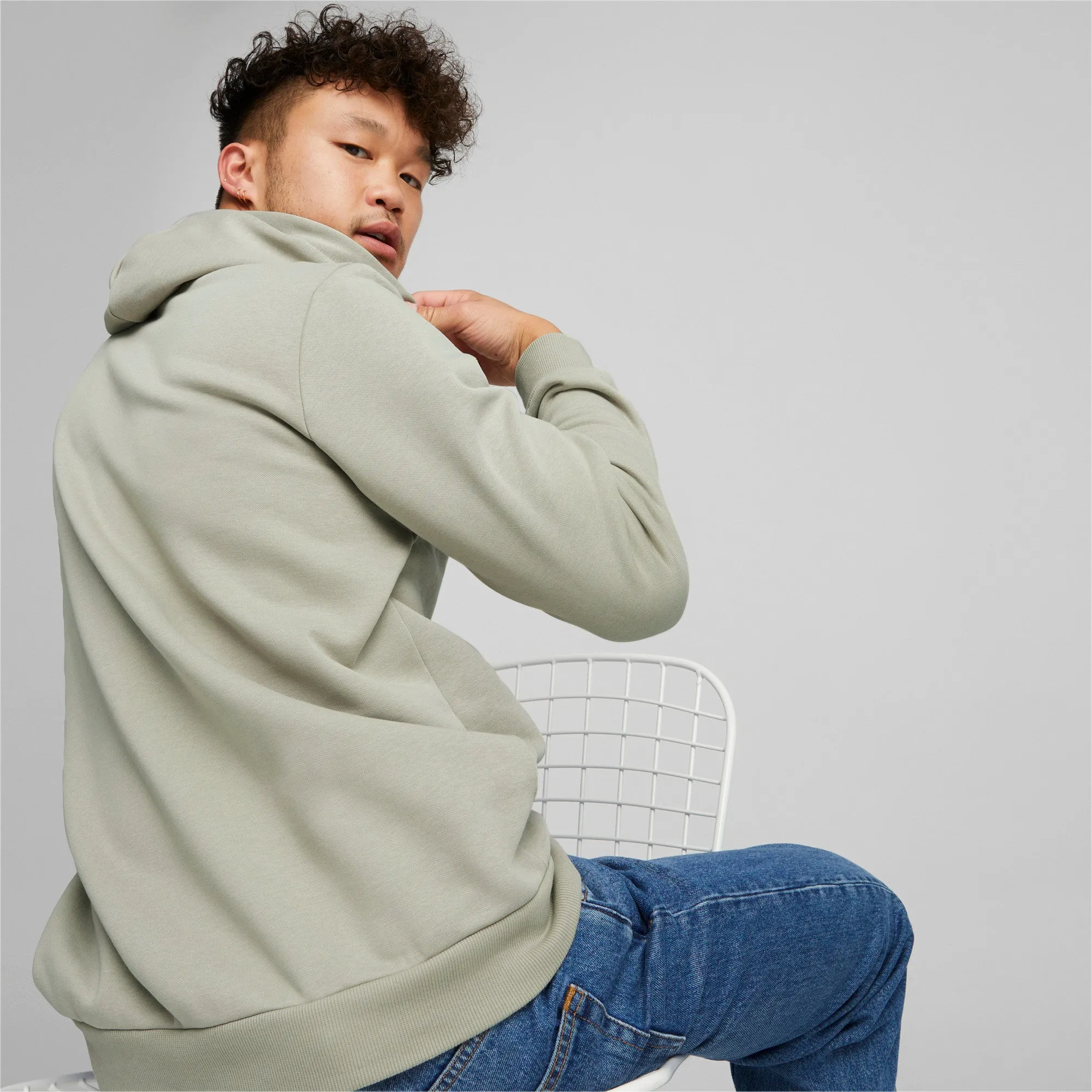 PUMA Men's Essentials Small Logo Hoodie