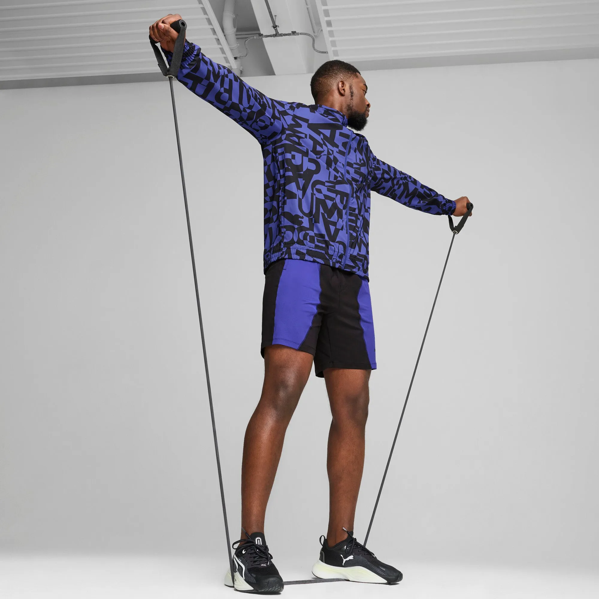 PUMA Men's FIT All-Over Print Jacket Men