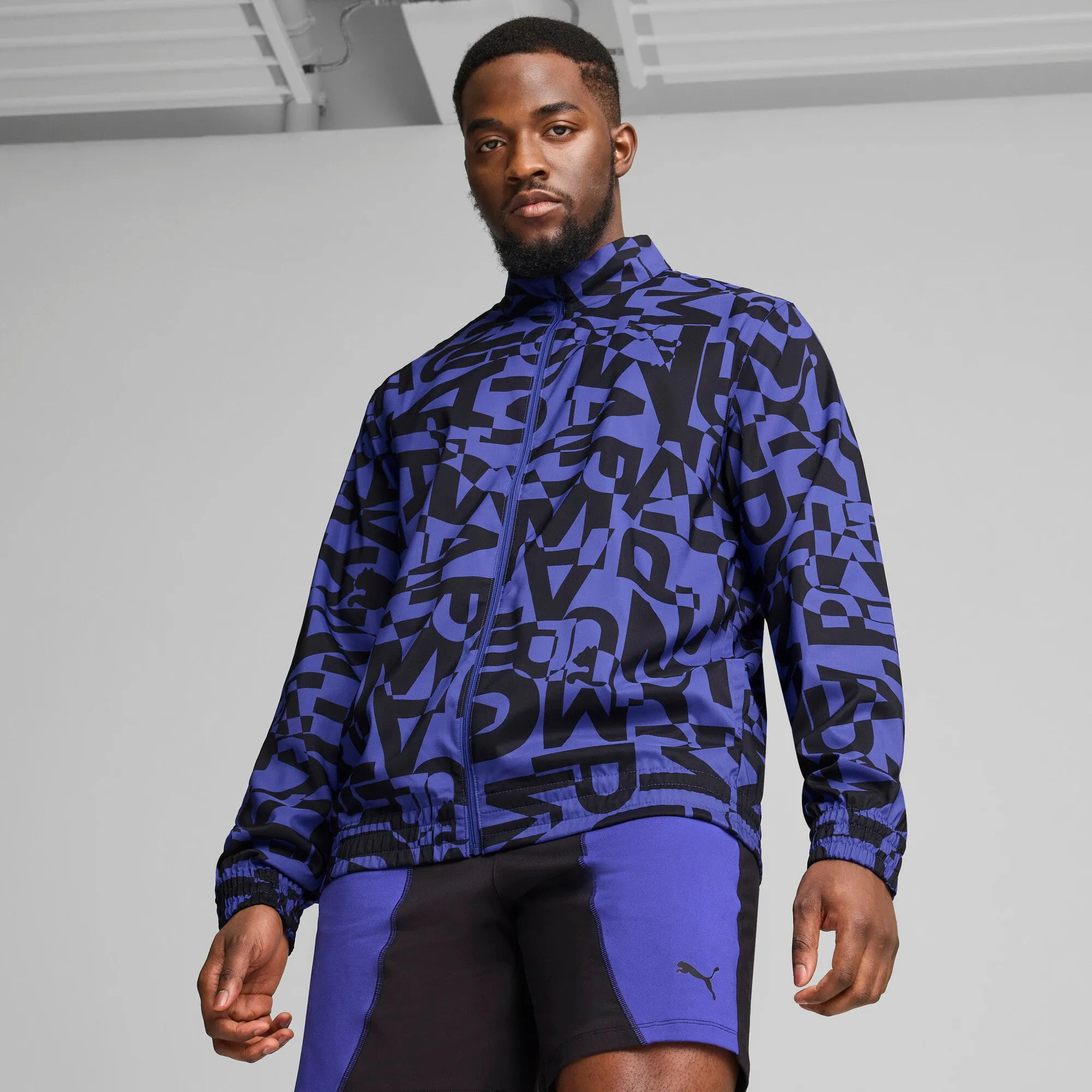 PUMA Men's FIT All-Over Print Jacket Men