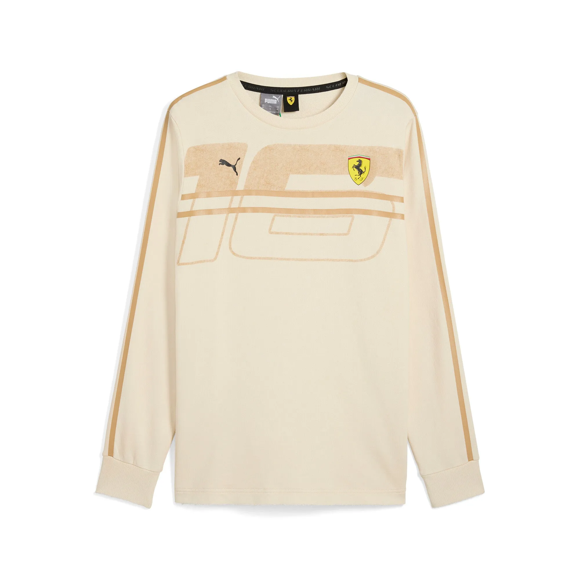 PUMA Men's Scuderia Ferrari Desert Sun Long Sleeve Shirt