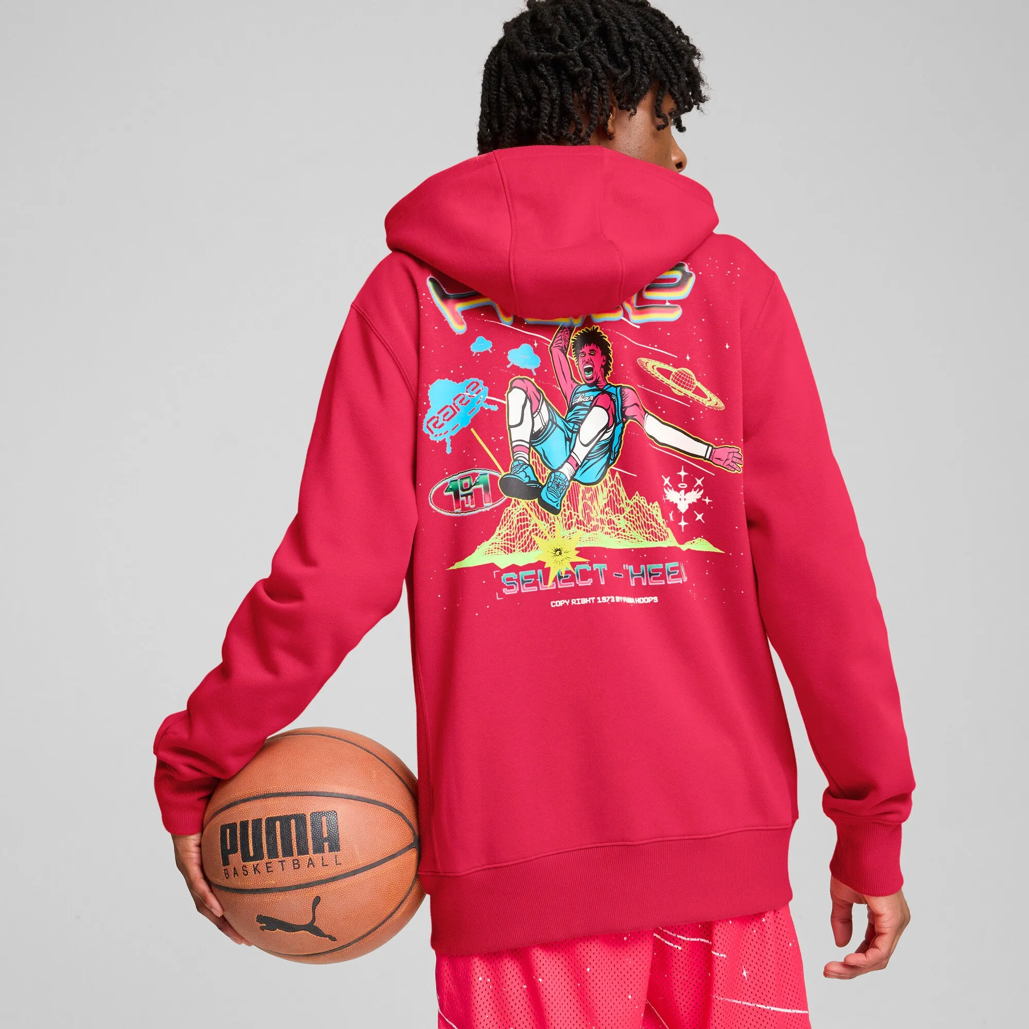 PUMA Men's x LAMELO BALL 1Love Full-Zip Basketball Hoodie Men