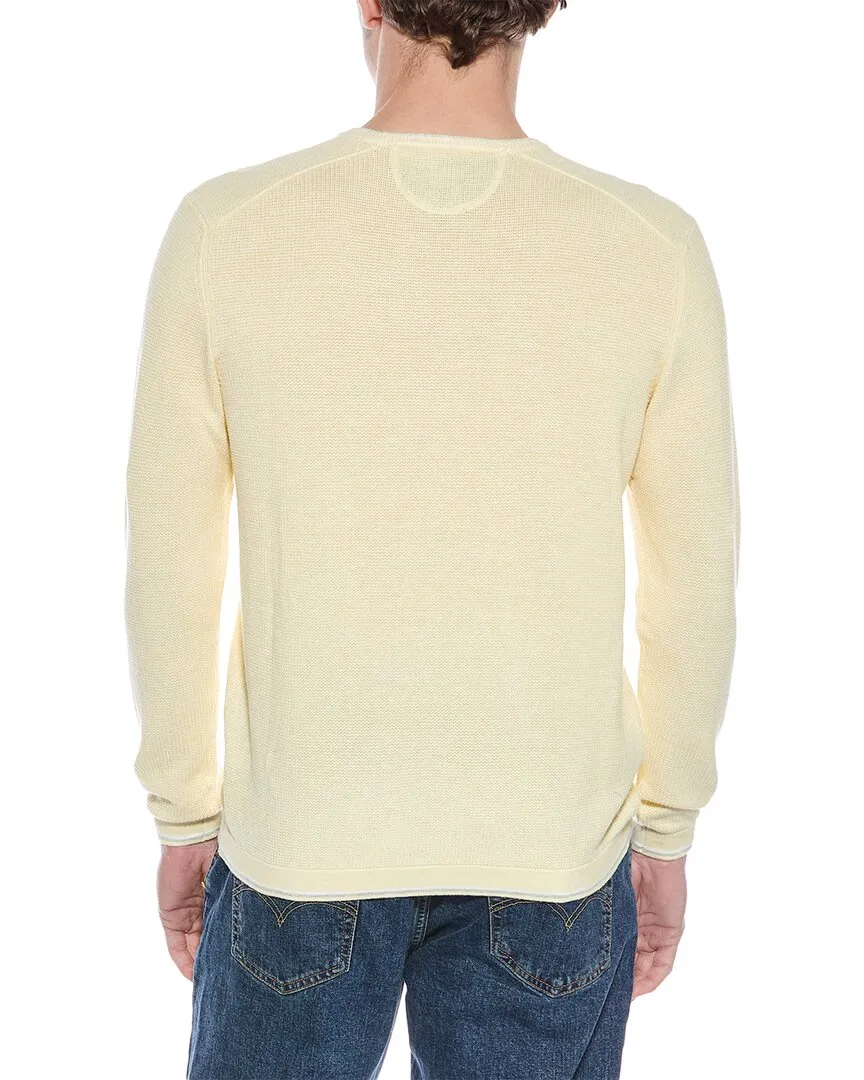 Raffi Vanise Waffle Knit Crewneck Sweatshirt